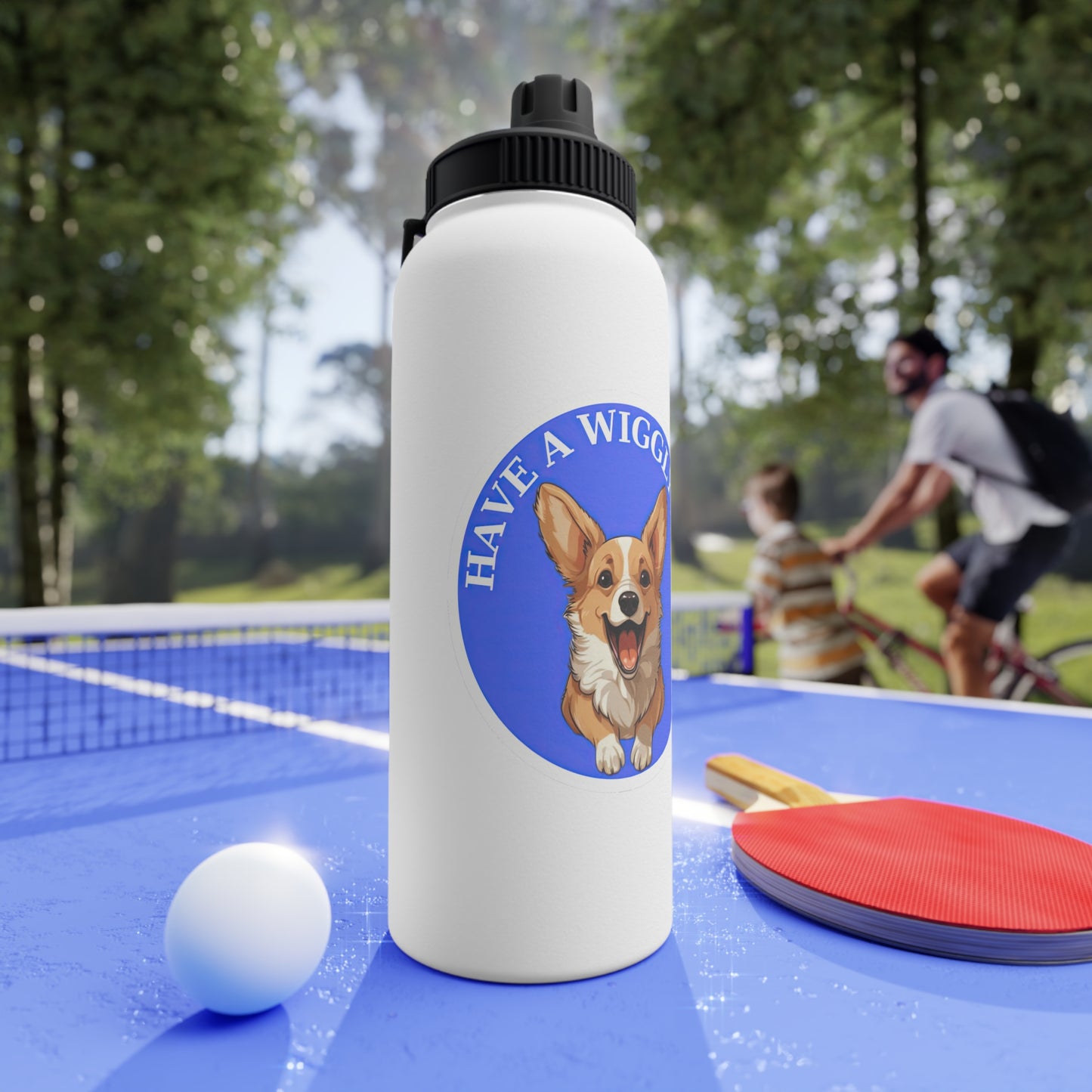 Have a Wiggly Day - Water Bottle with Sport Lid