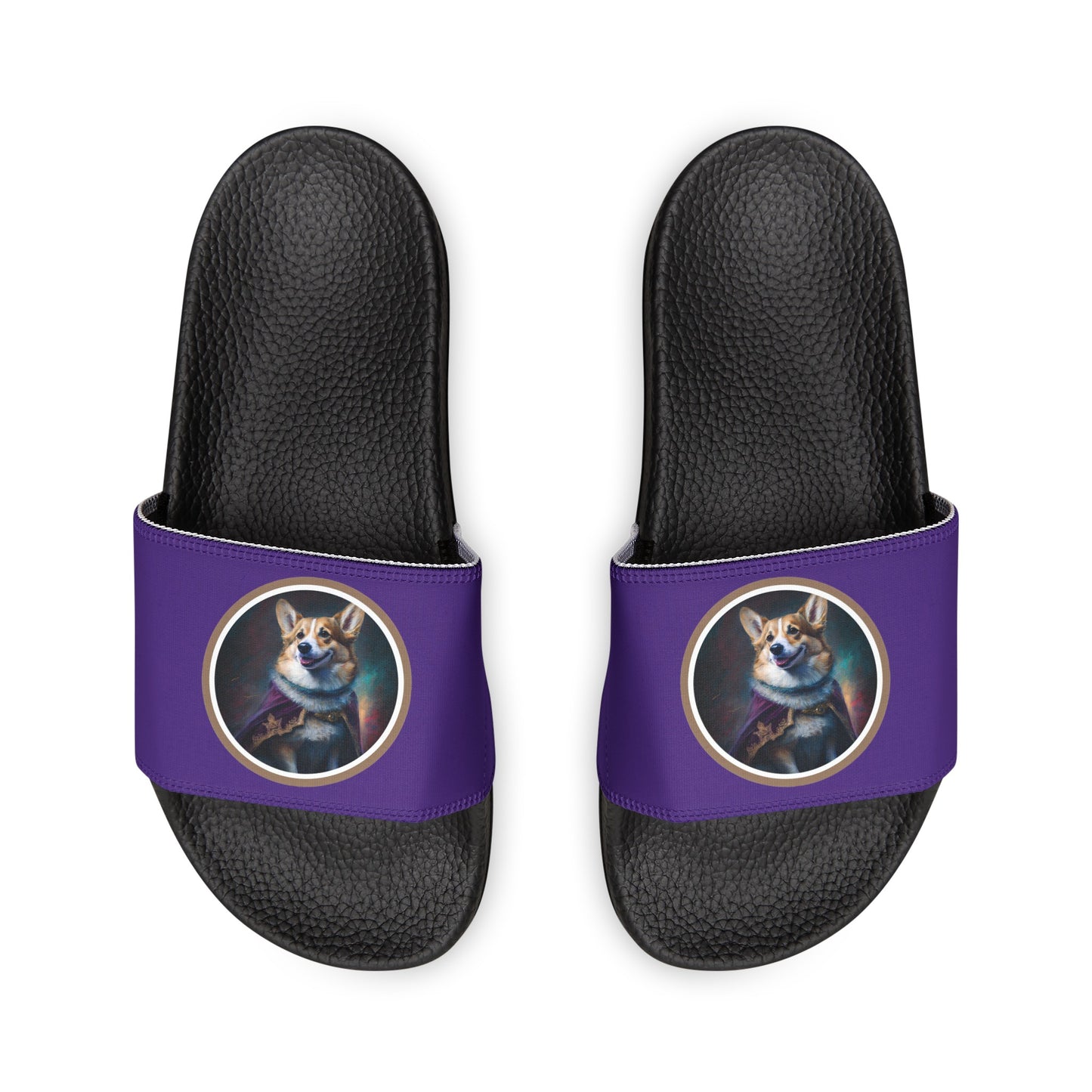 Corgi Royalty - Women's Slide Sandals