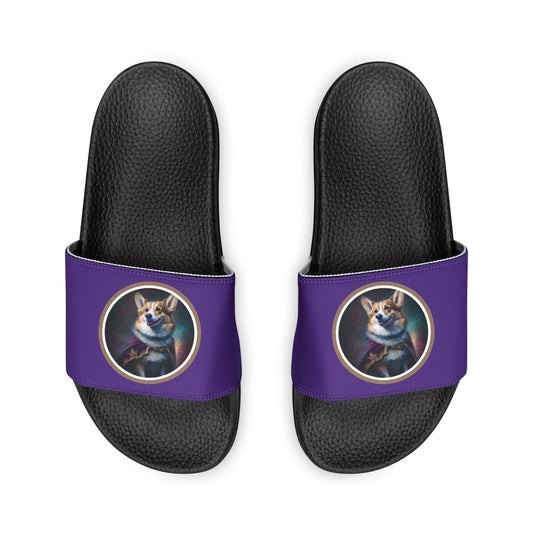 Corgi Royalty - Women's Slide Sandals