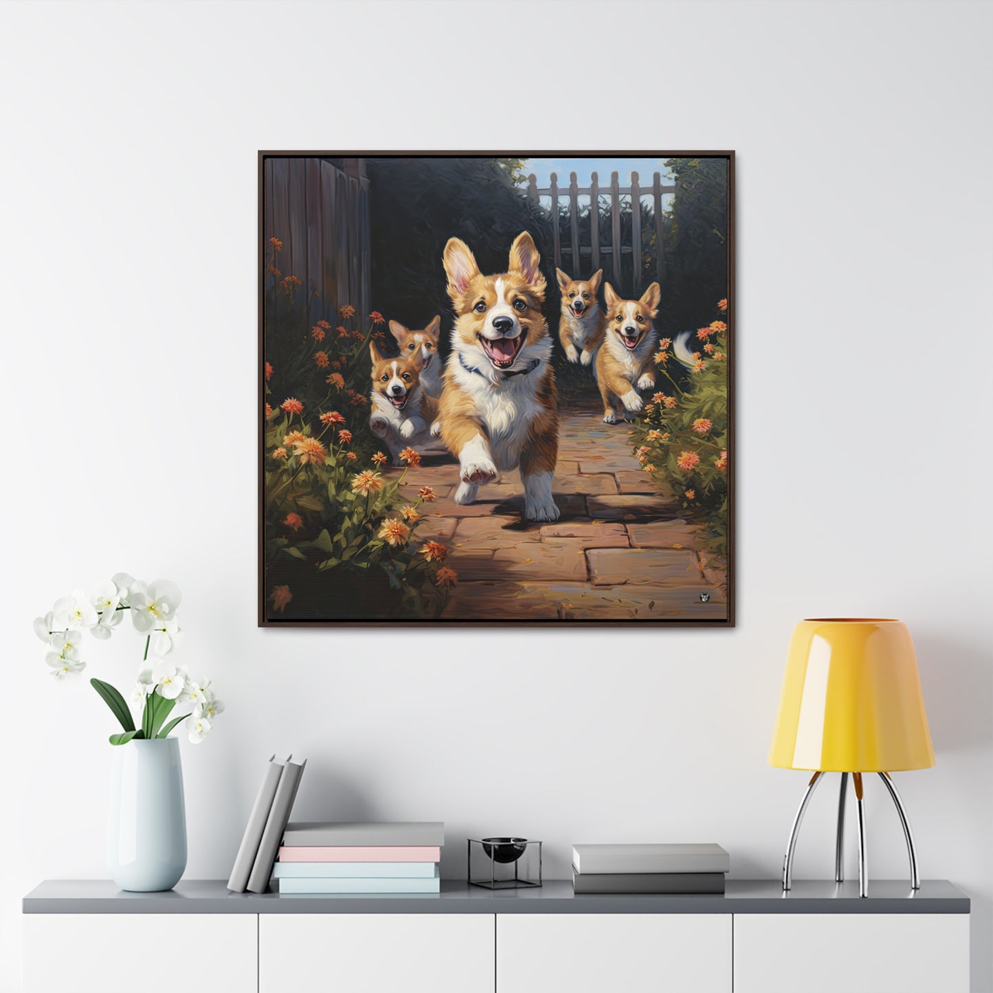 Welcome Home - Framed on Canvas