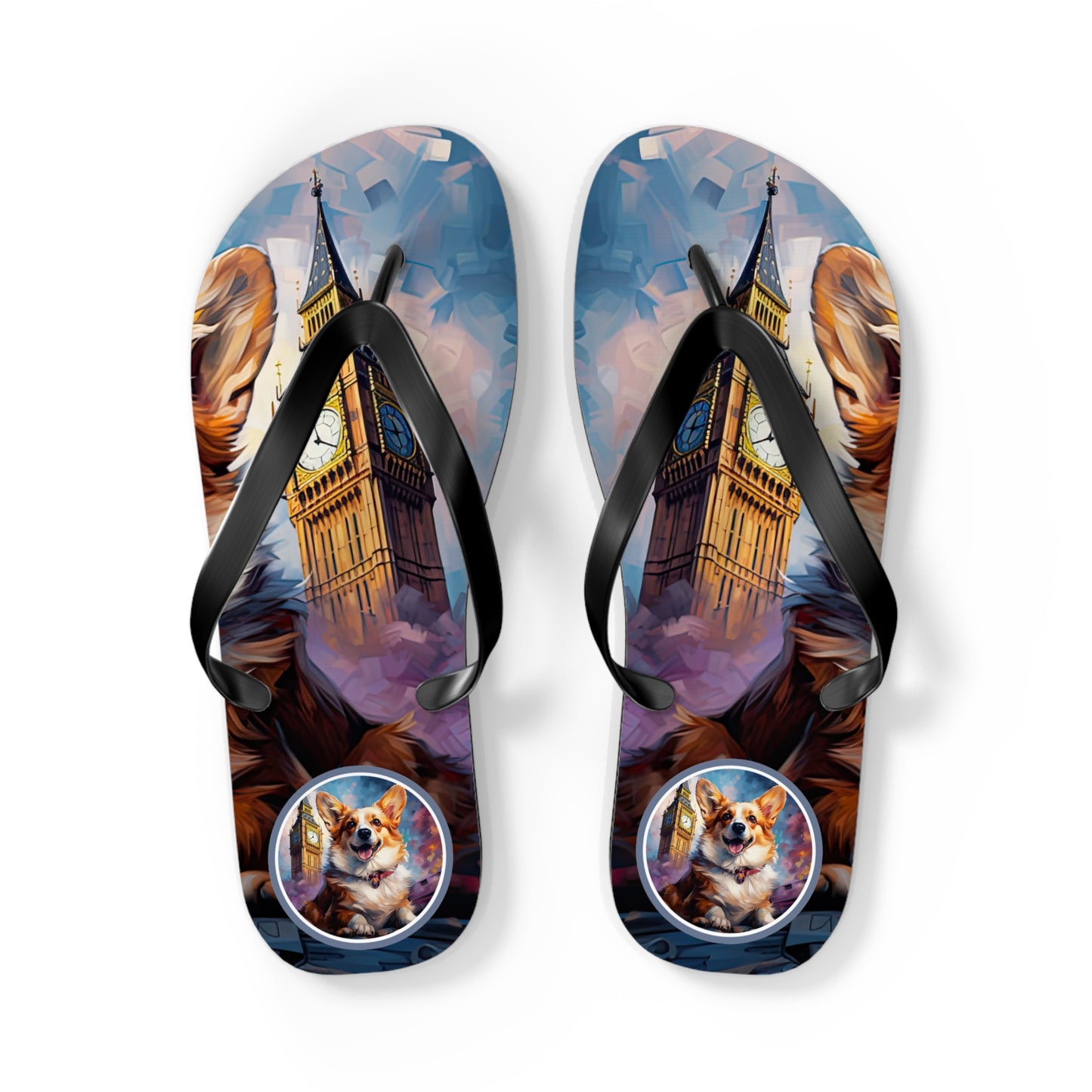 Corgi & Ben Flip-Flops