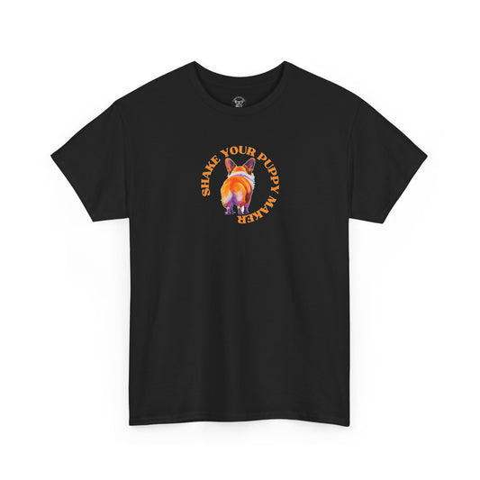 Shake Your Puppy Maker Black Cotton T-Shirt