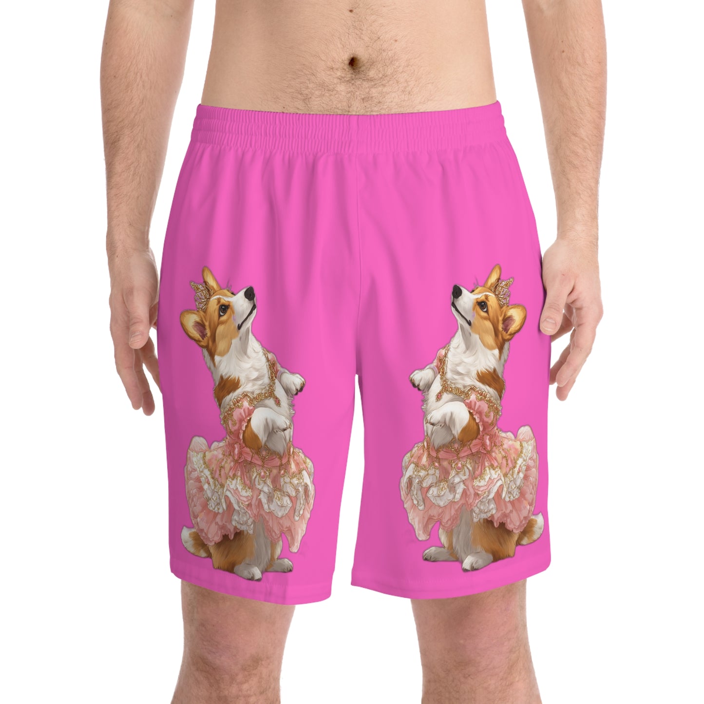 Princess Corgi Board Shorts