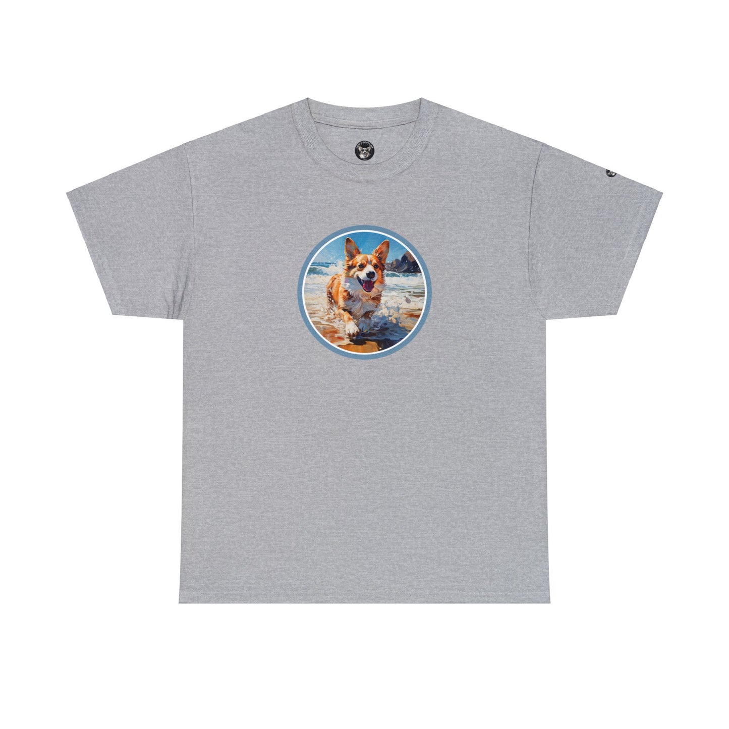 Coastal Corgi - Unisex Heavy Cotton Tee