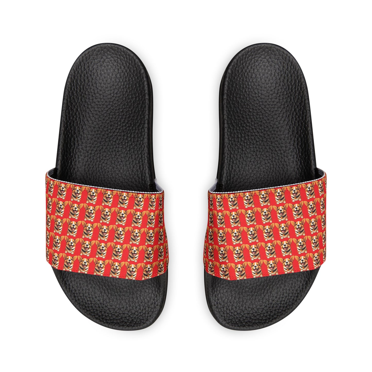 Puppy Love Mosaic - Women's Slide Sandals