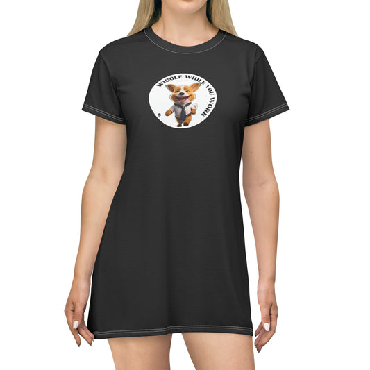 Wiggle While You Work - T-Shirt Dress