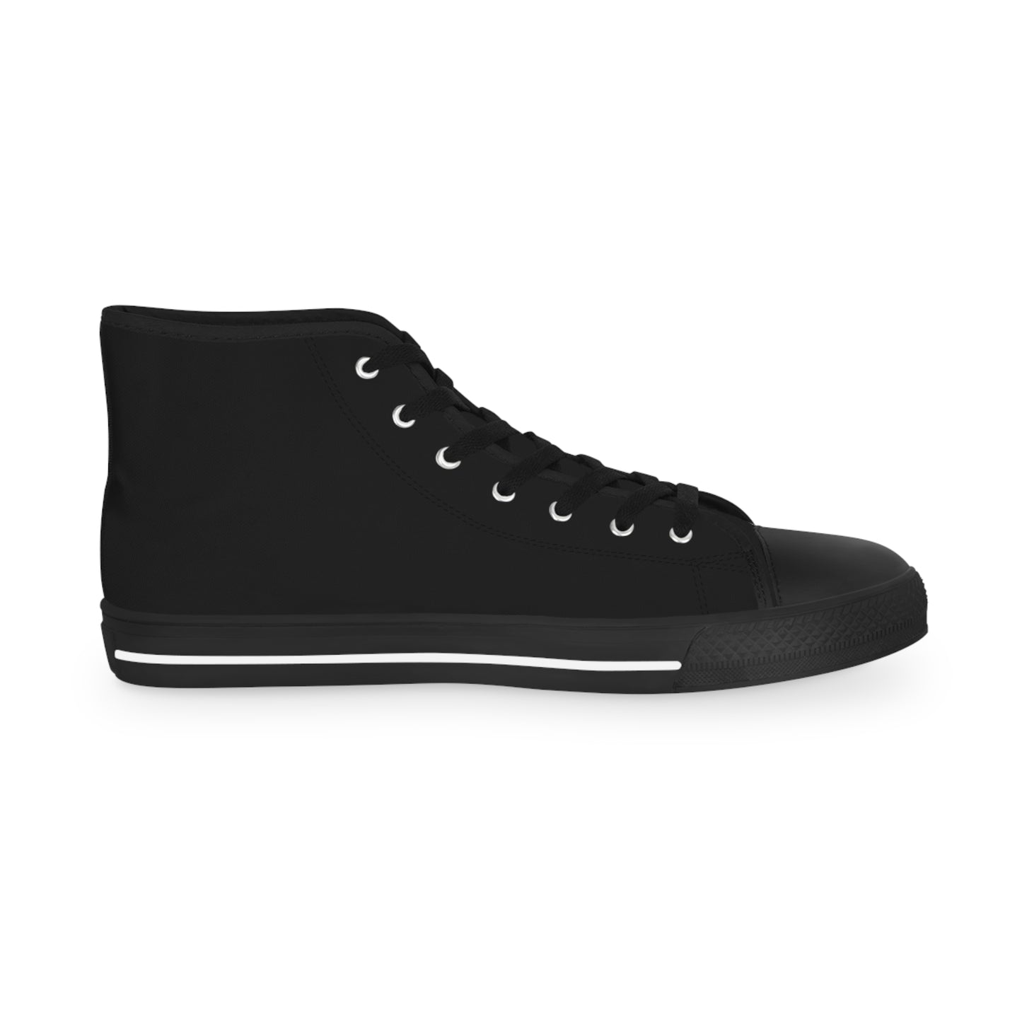 Shake Your Puppy Maker Men's High Top Casual Black Canvas Sneakers