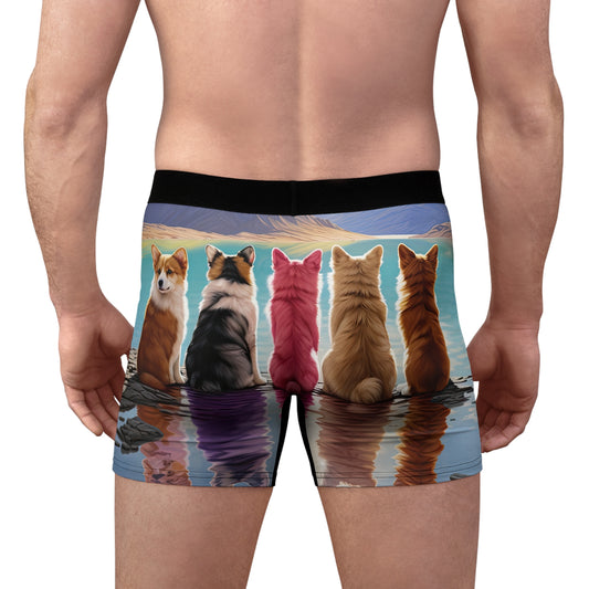 Corgi Lake Boxer Briefs