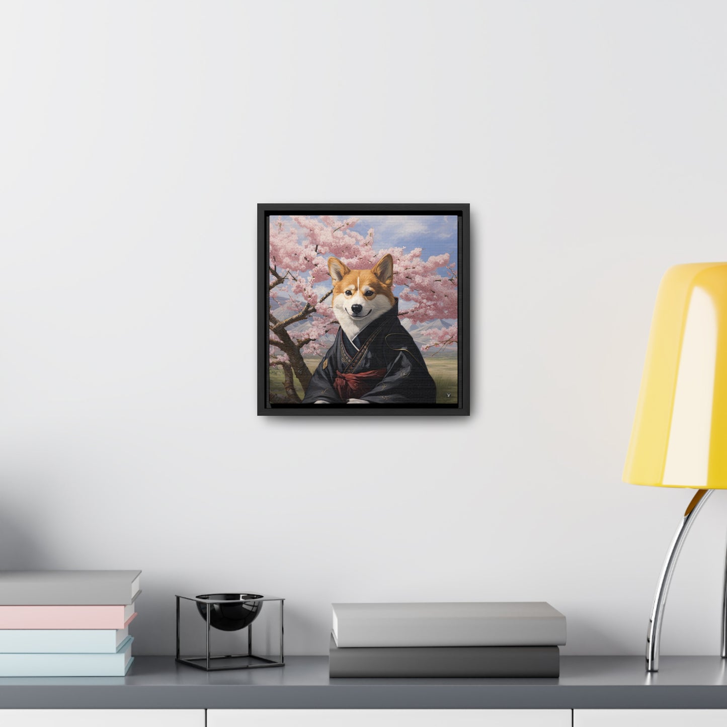 Zendog - Framed on Canvas