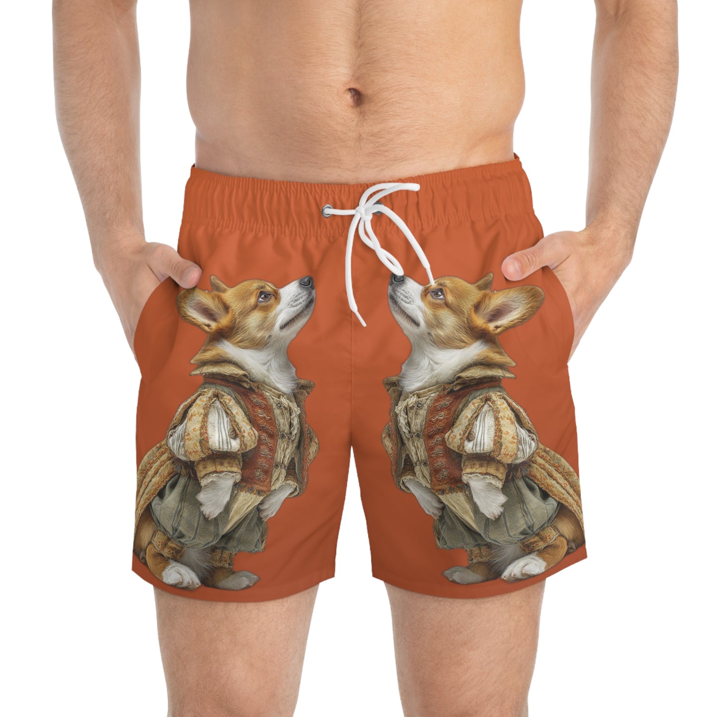 Prince Corgi Swim Trunks