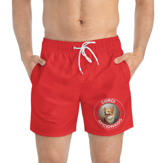 Corgi Aficionado - Swim Trunks