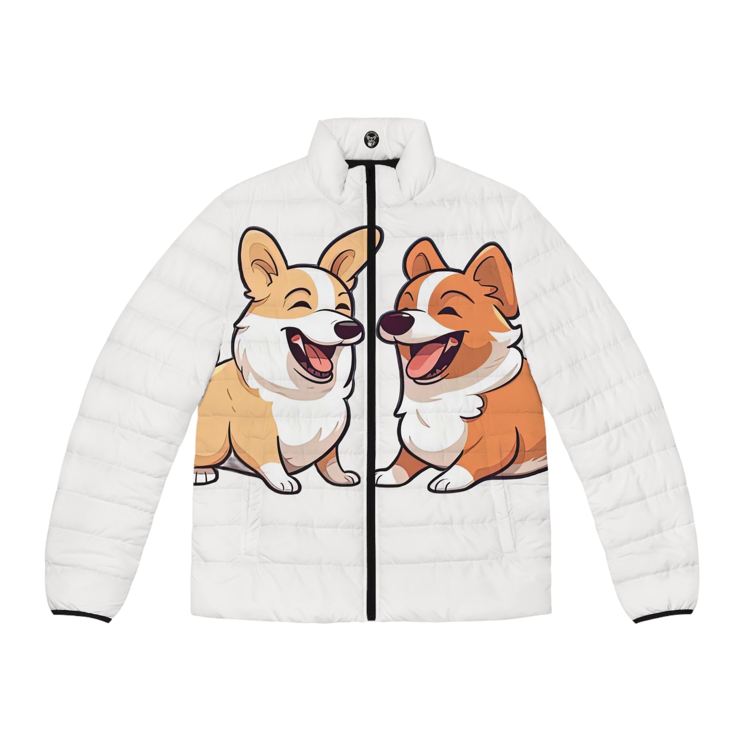Corgi Couple Puffer Jacket