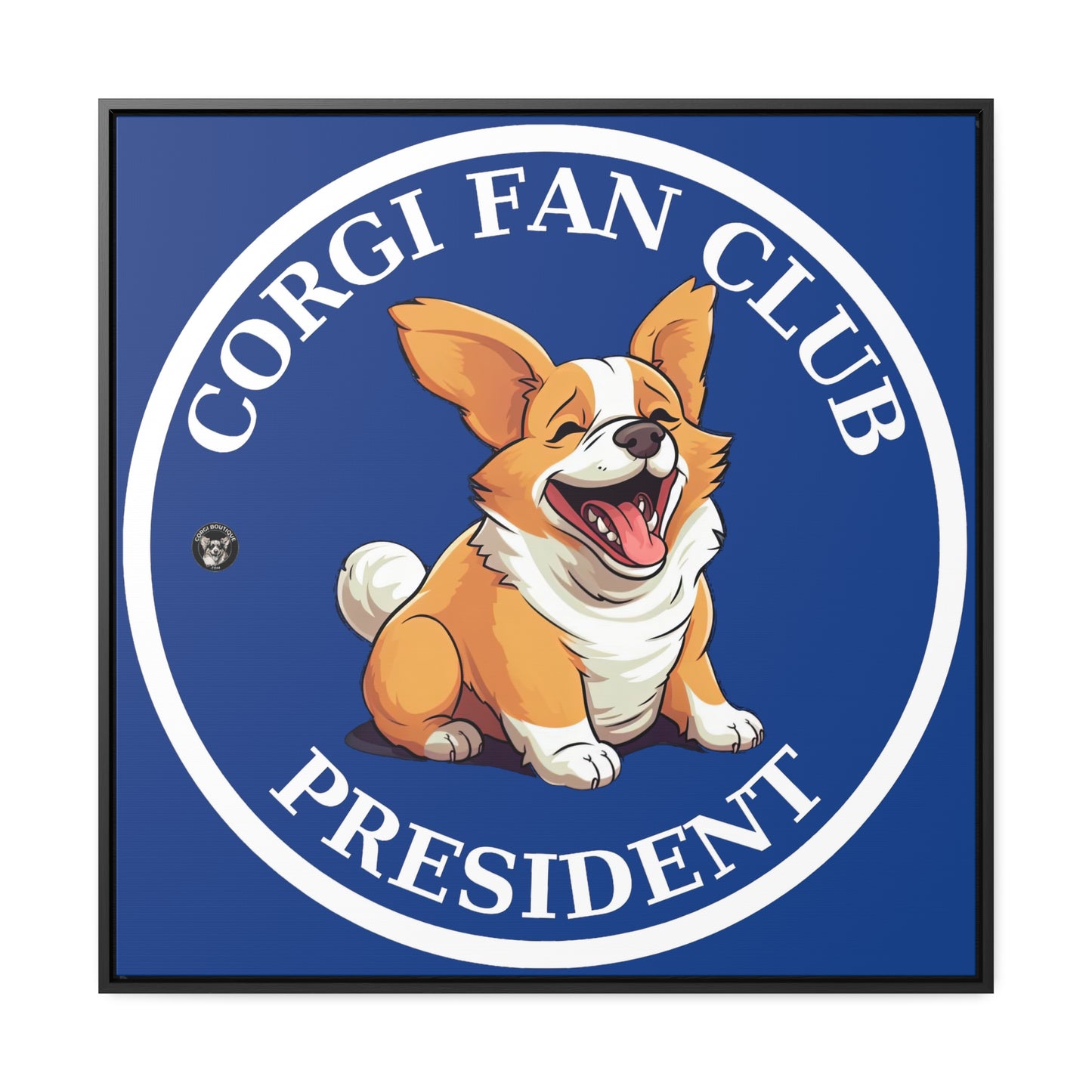 Fan Club President - Framed on Canvas