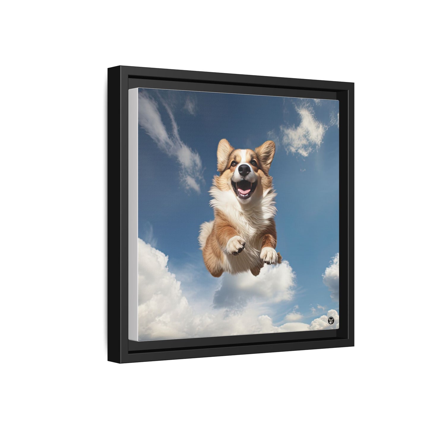 Super Corgi on Canvas