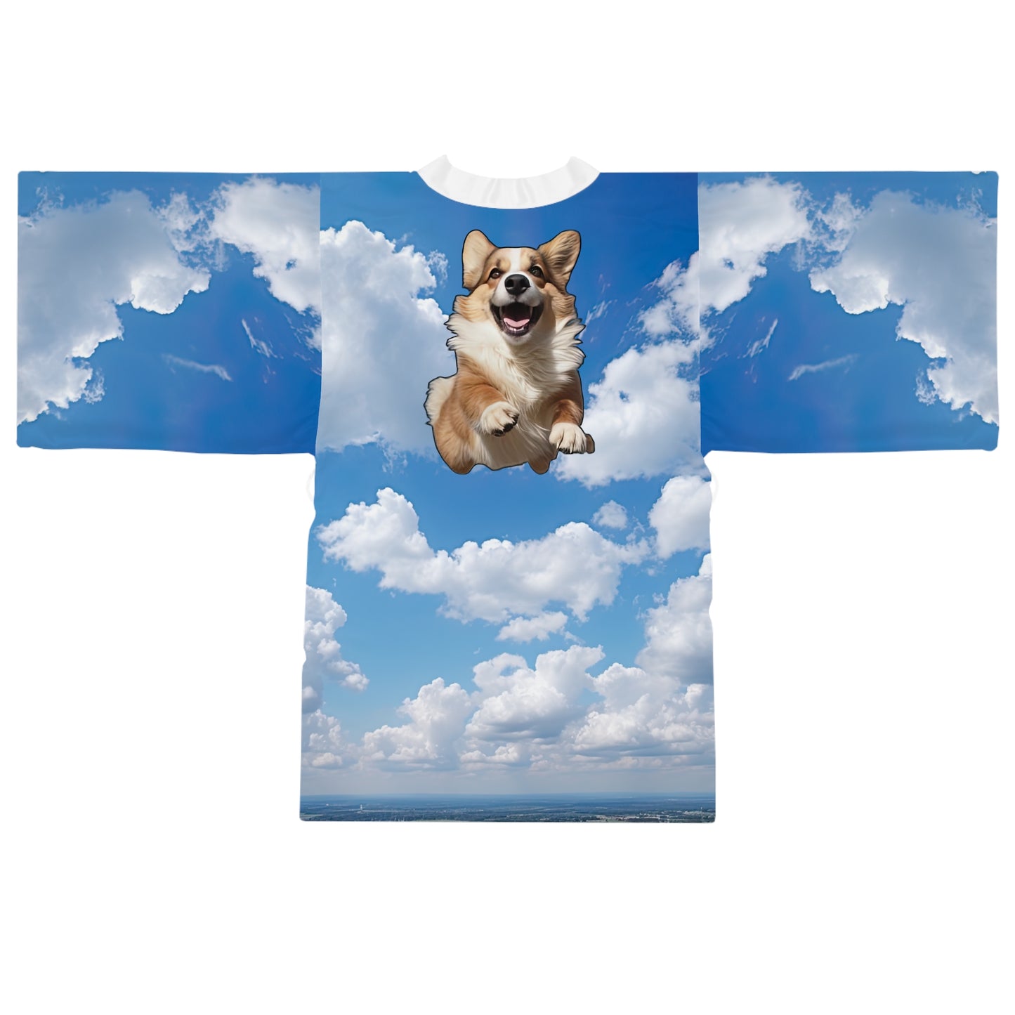 Super Corgi Kimono Robe