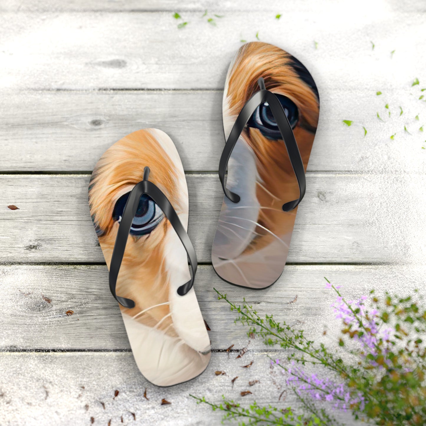 Puppy Dog Eyes Flip-Flops