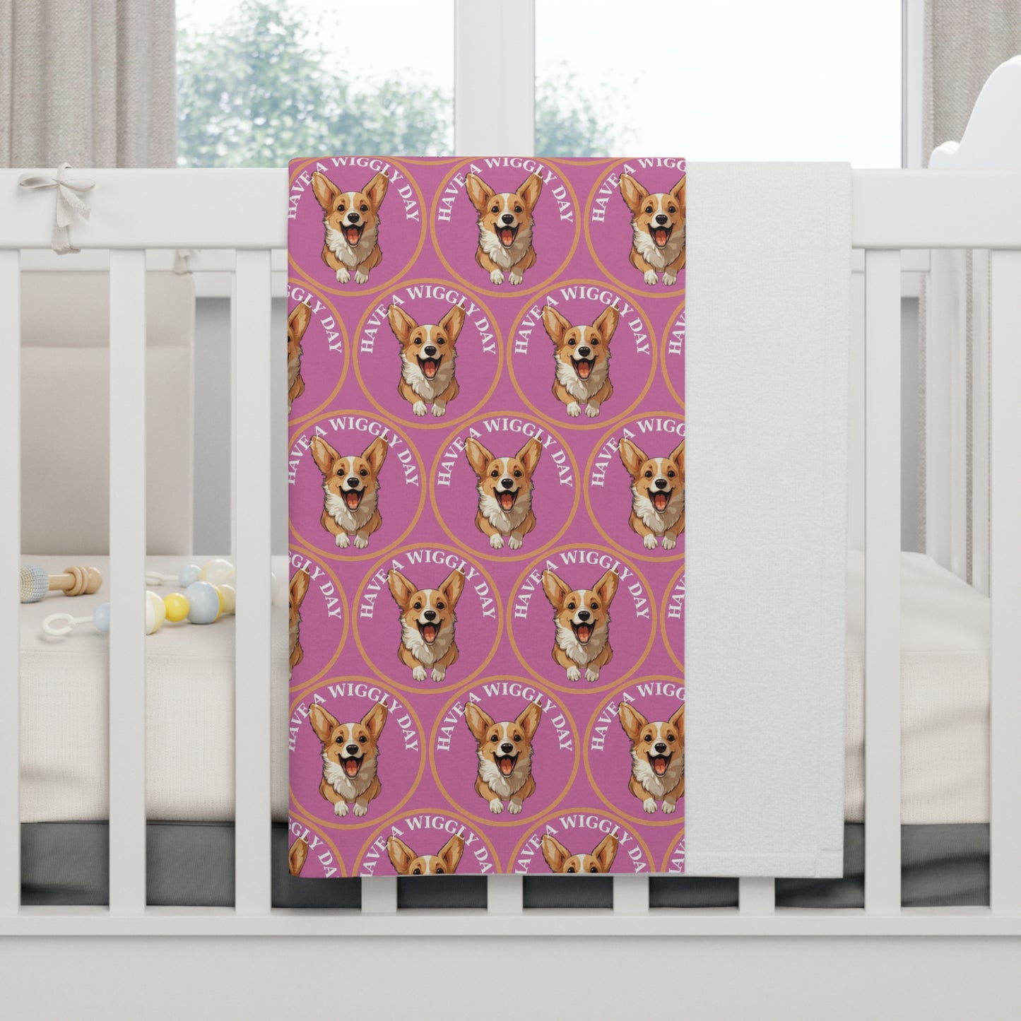 Have a Wiggly Day Mosaic - Baby Blanket