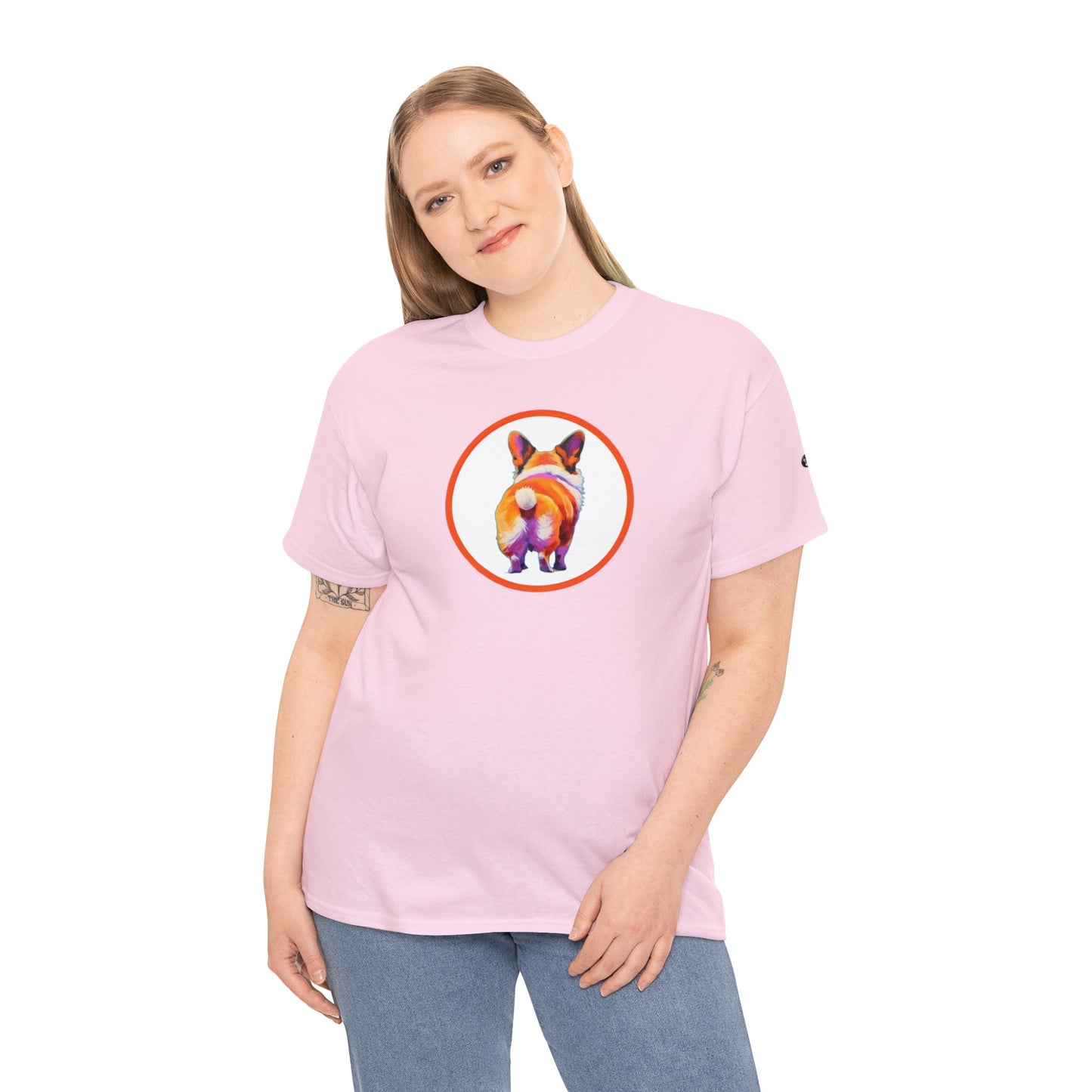 Corgi Butt - Unisex Heavy Cotton Tee