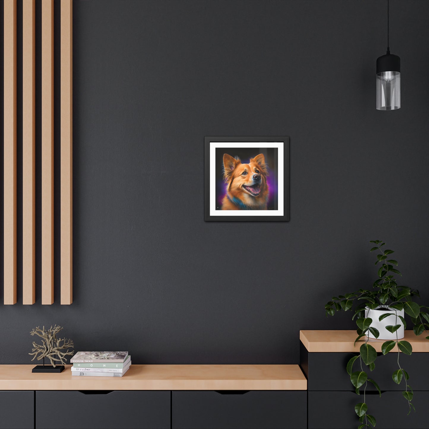 Golden Corgi - Framed Print