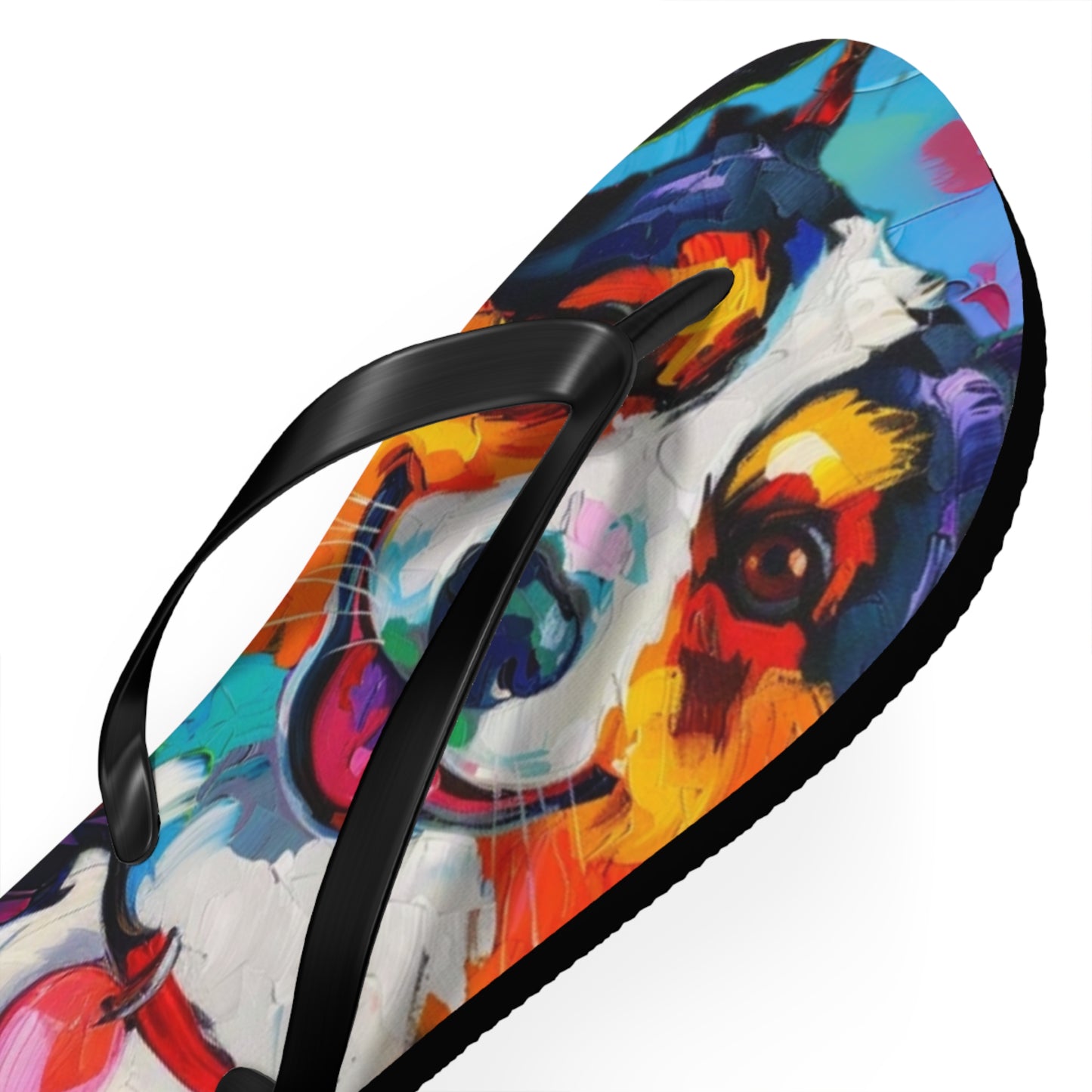 Color Me Corgi Flip-Flops