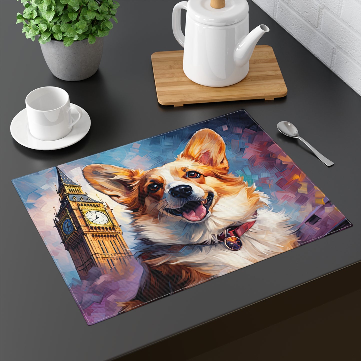 Corgi and Ben - Placemat