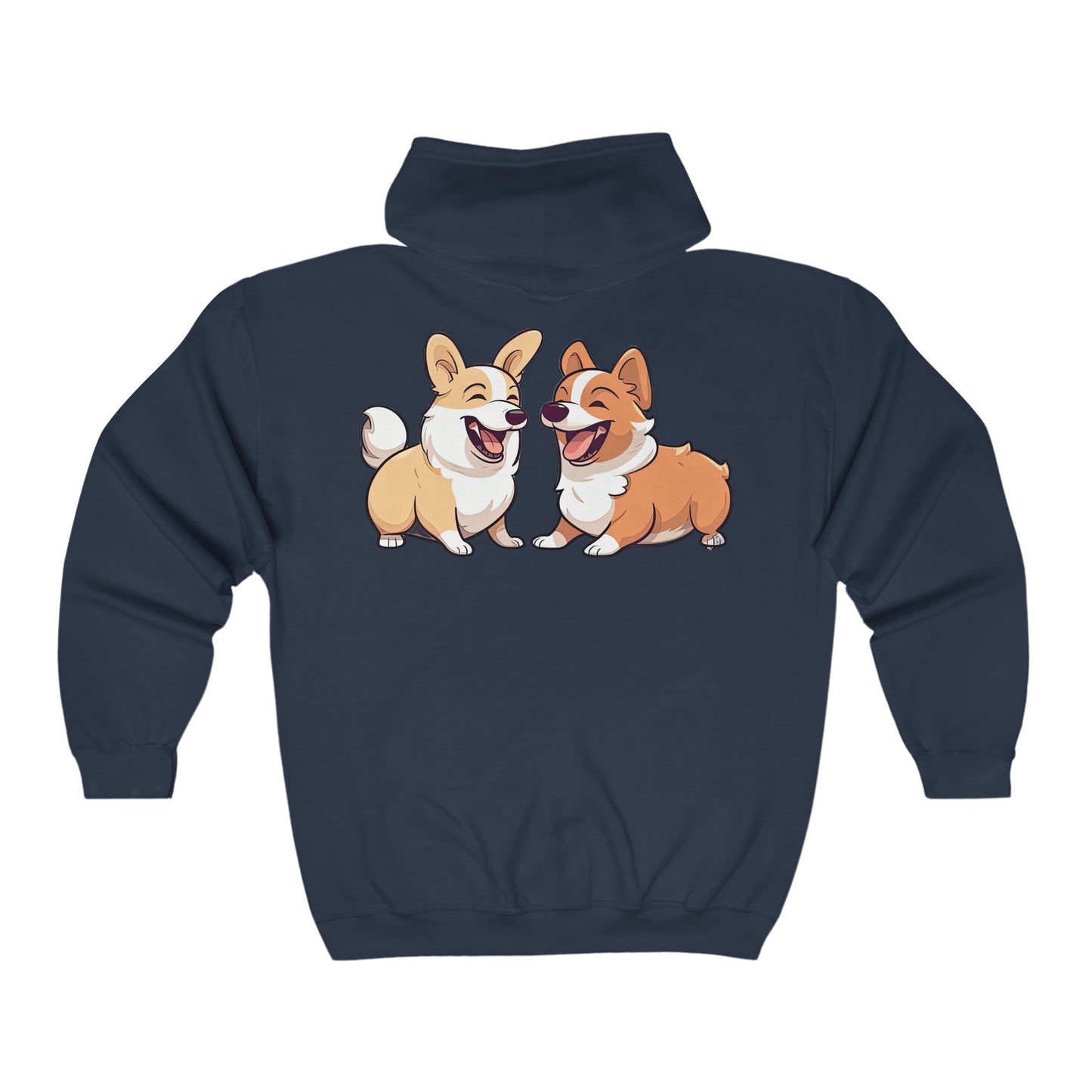 Corgi Couple - Zip Hoodie