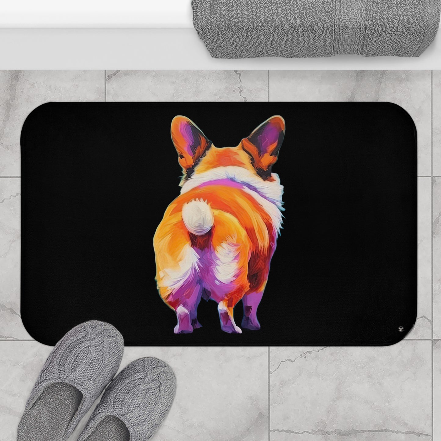 Corgi Butt - Bath Mat