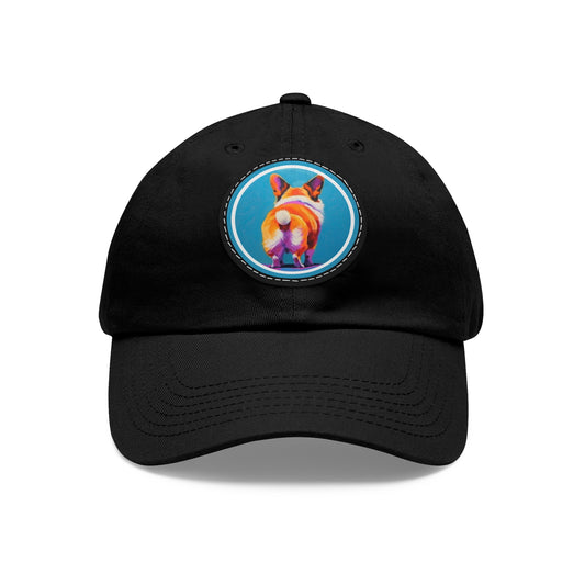 Corgi Butt - Cap with Leather Patch