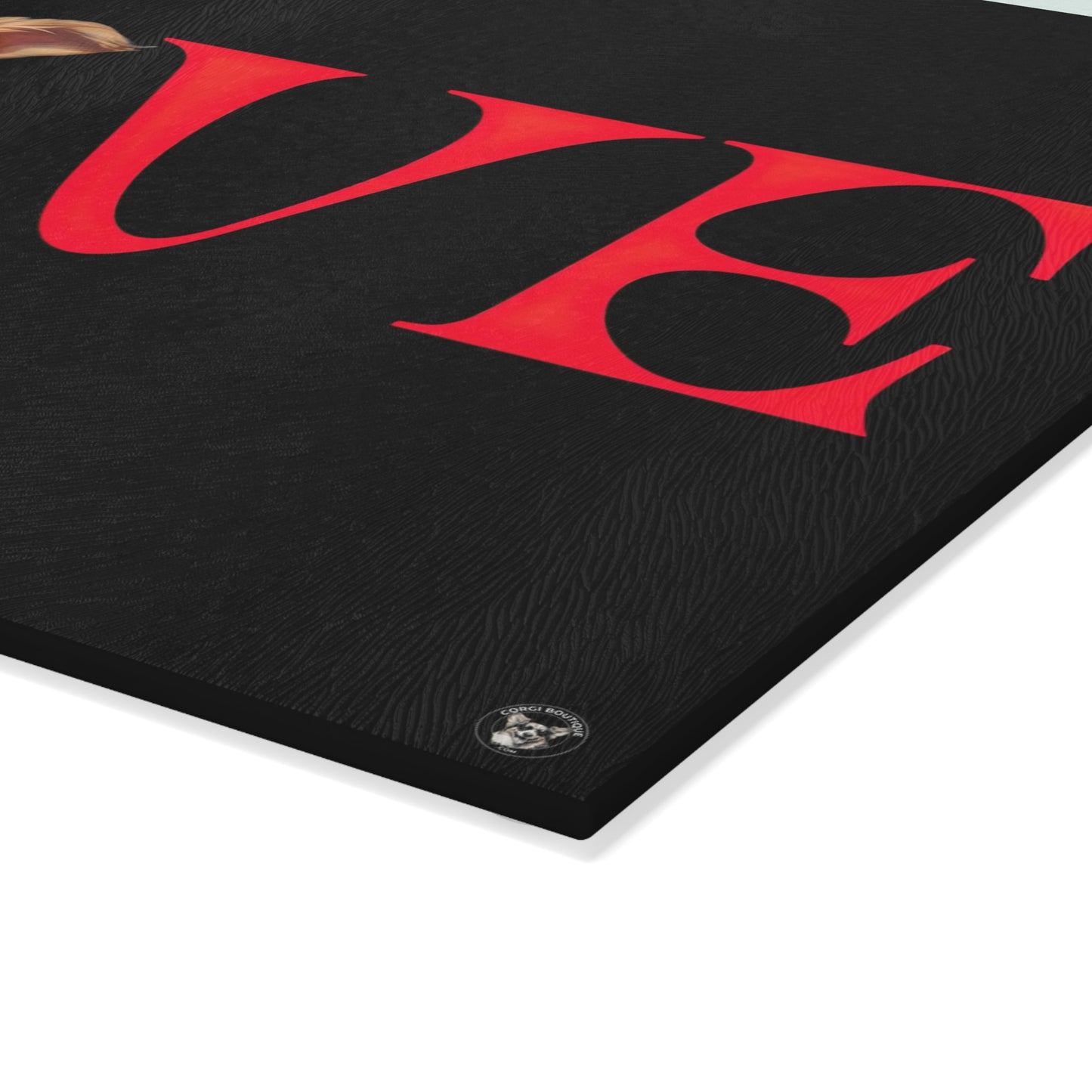 LOVE - Glass Cutting Board