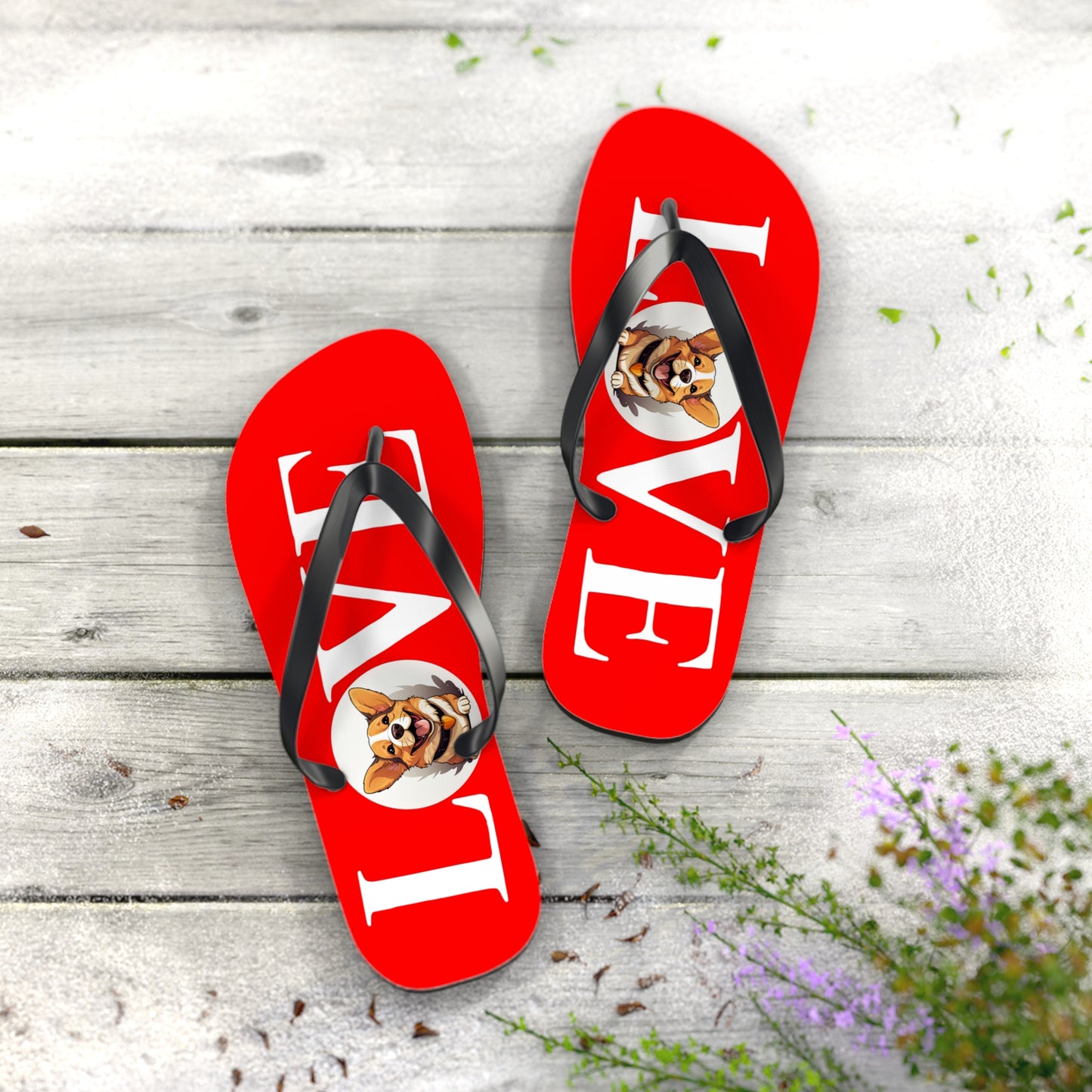 Love More Flip-Flops