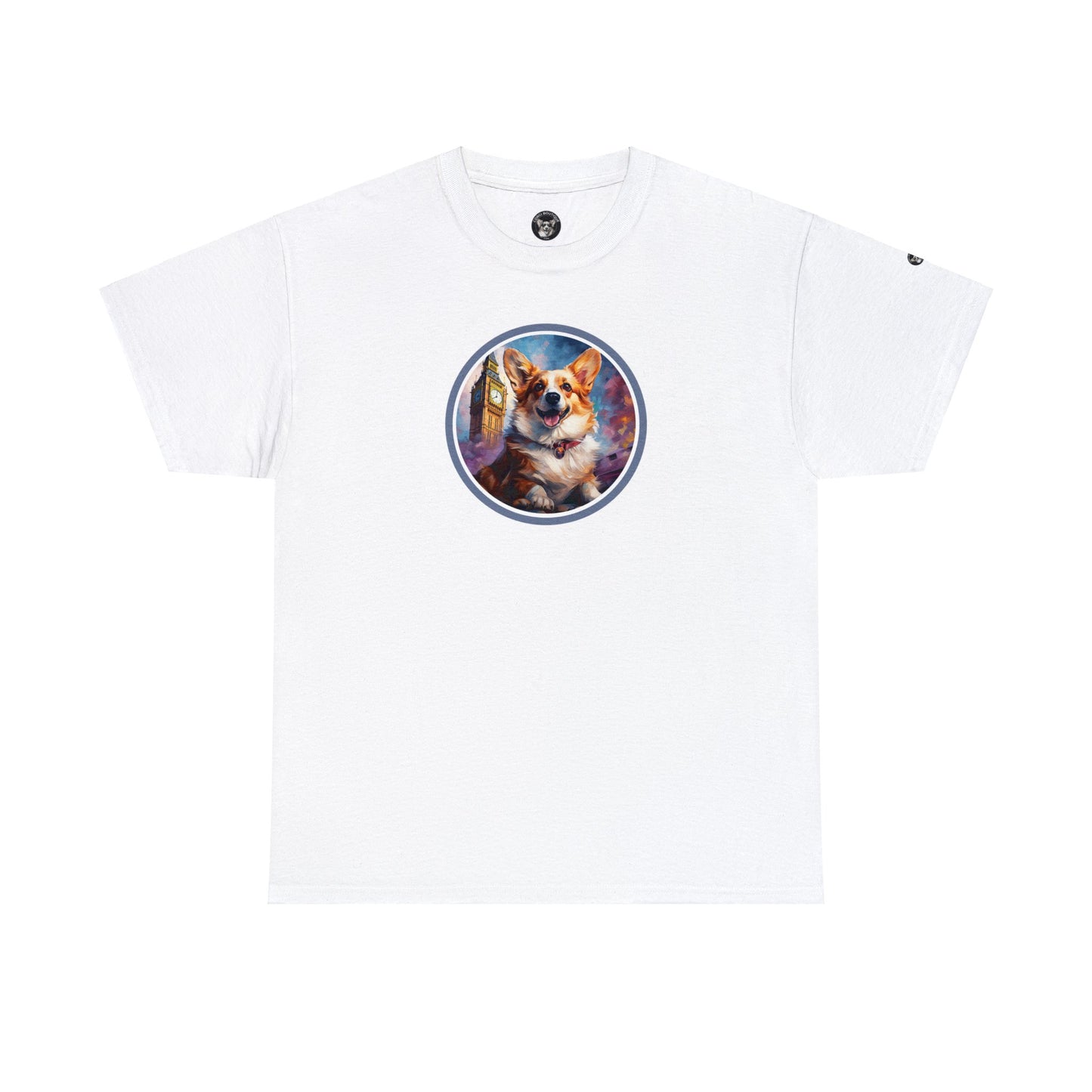 Corgi and Ben - Unisex Heavy Cotton Tee