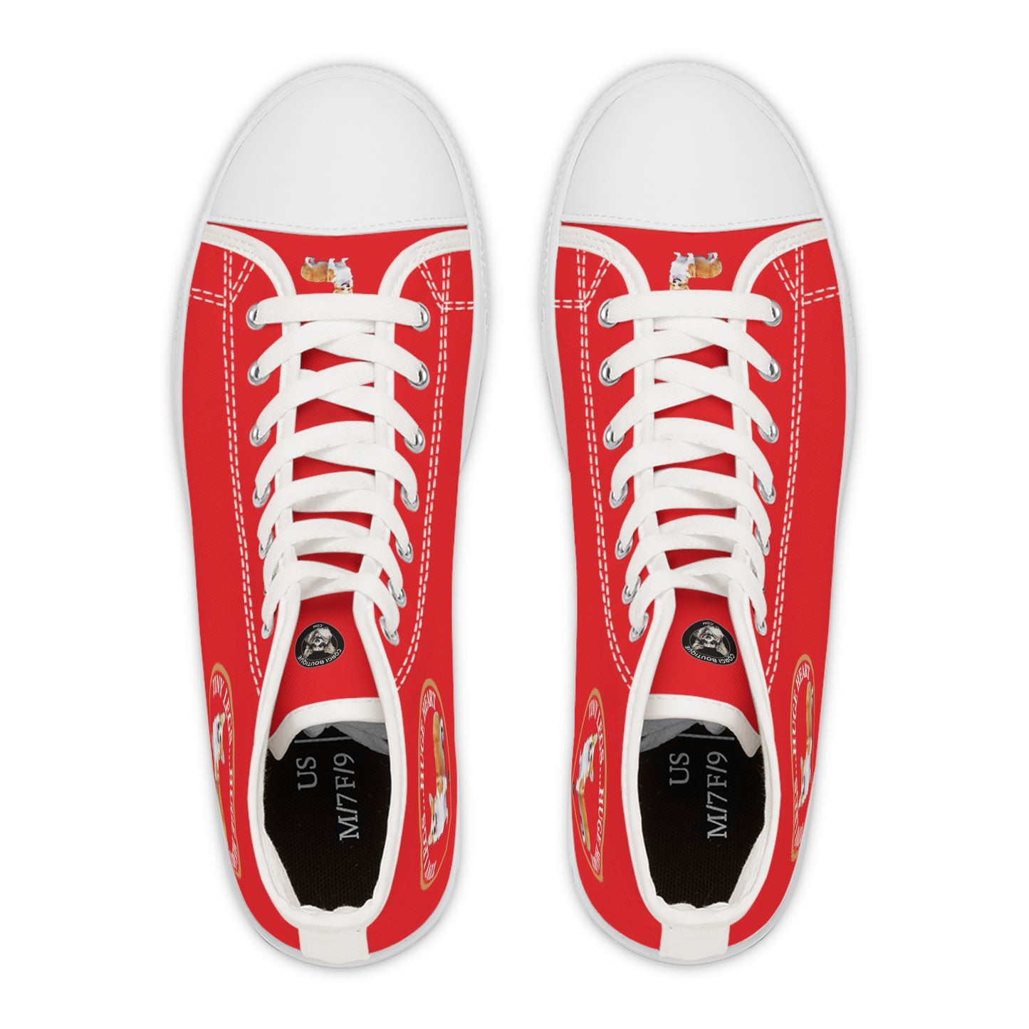 Tiny Legs...Huge Heart - Women's High Top Sneakers