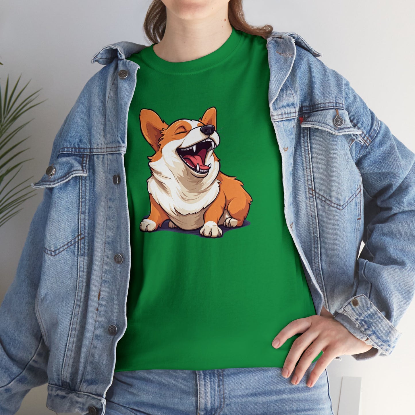 Comical Corgi - Unisex Heavy Cotton Tee
