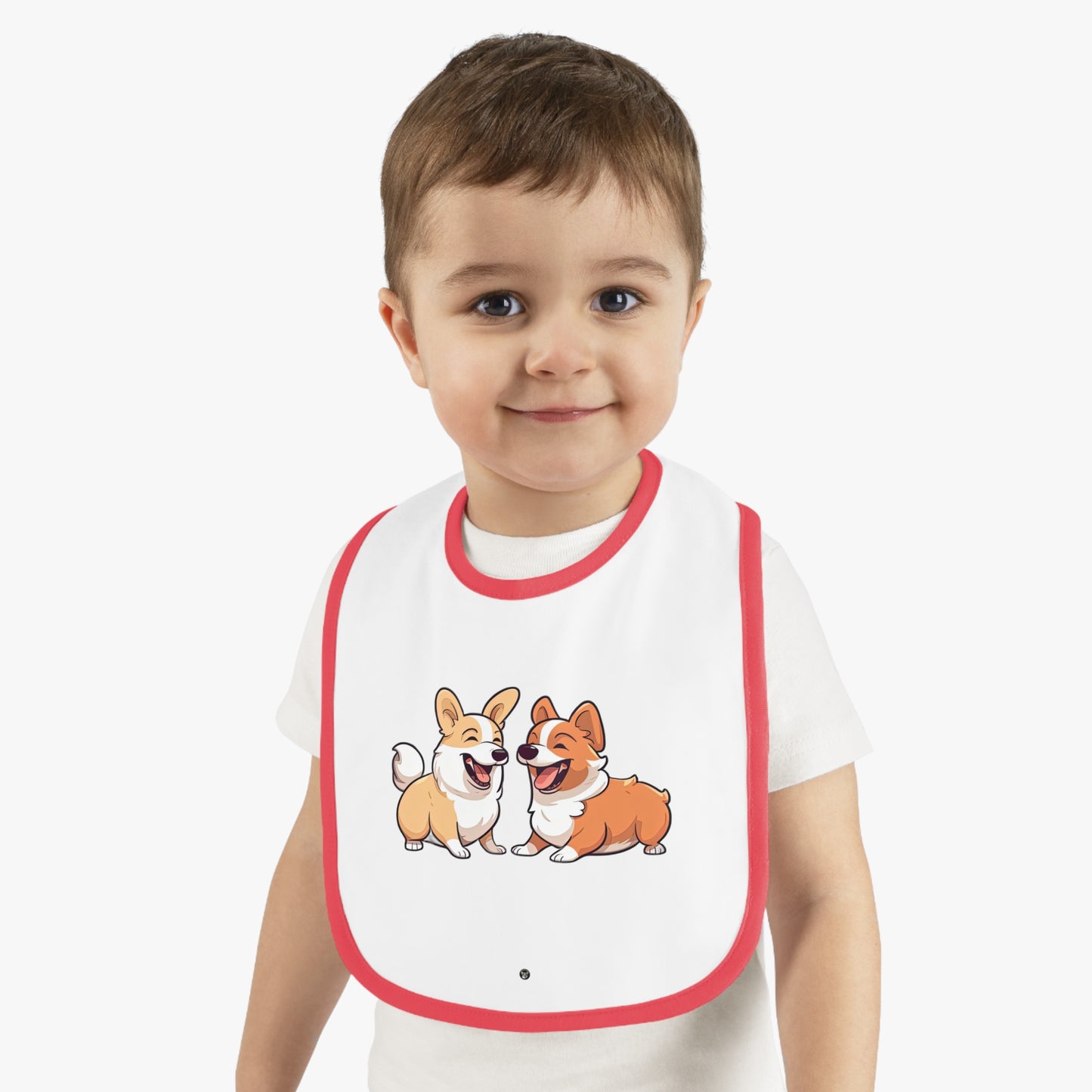 Corgi Couple - Baby Bib