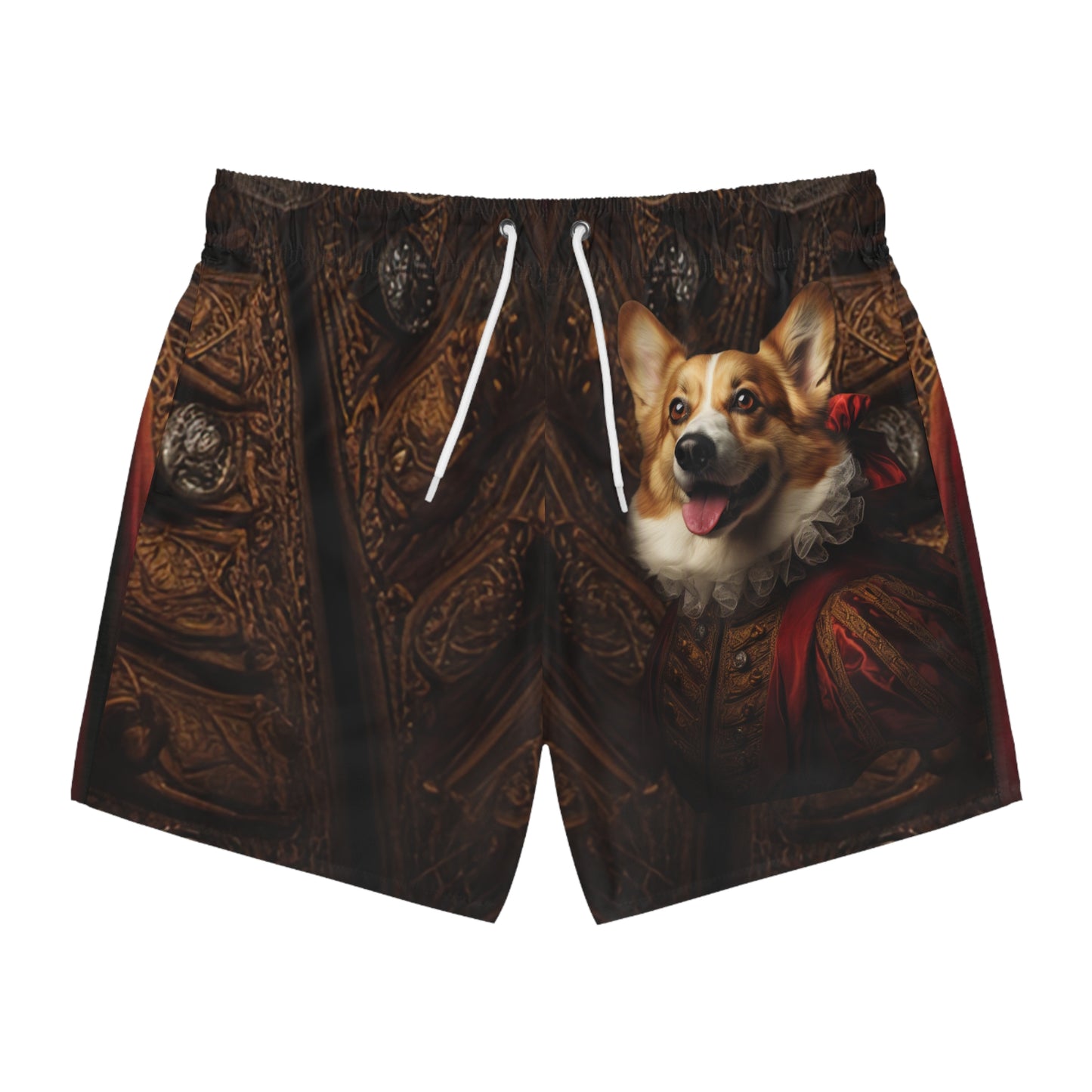 Renaissance Corgi Swim Trunks