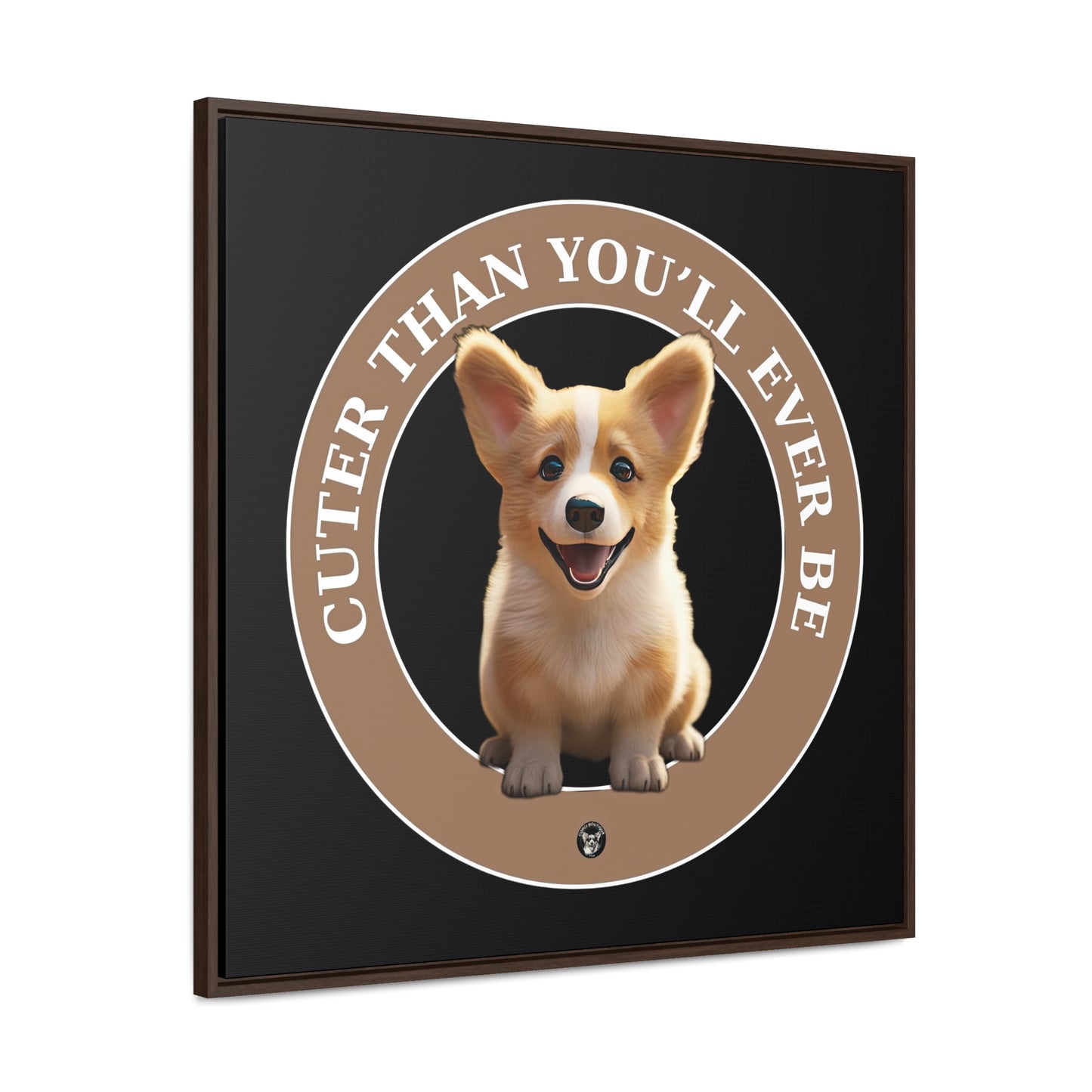 Cuter Than You - Framed on Canvas