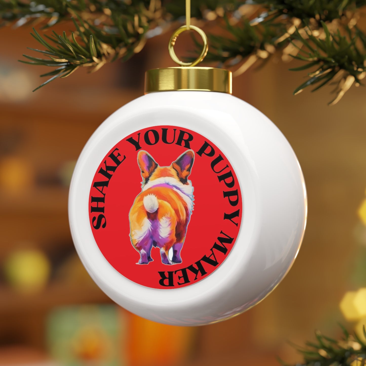 Shake Your Puppy Maker - Christmas Tree Ball