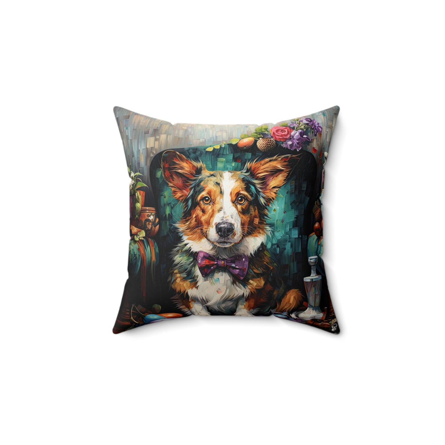 Formal Corgi - Throw Pillow