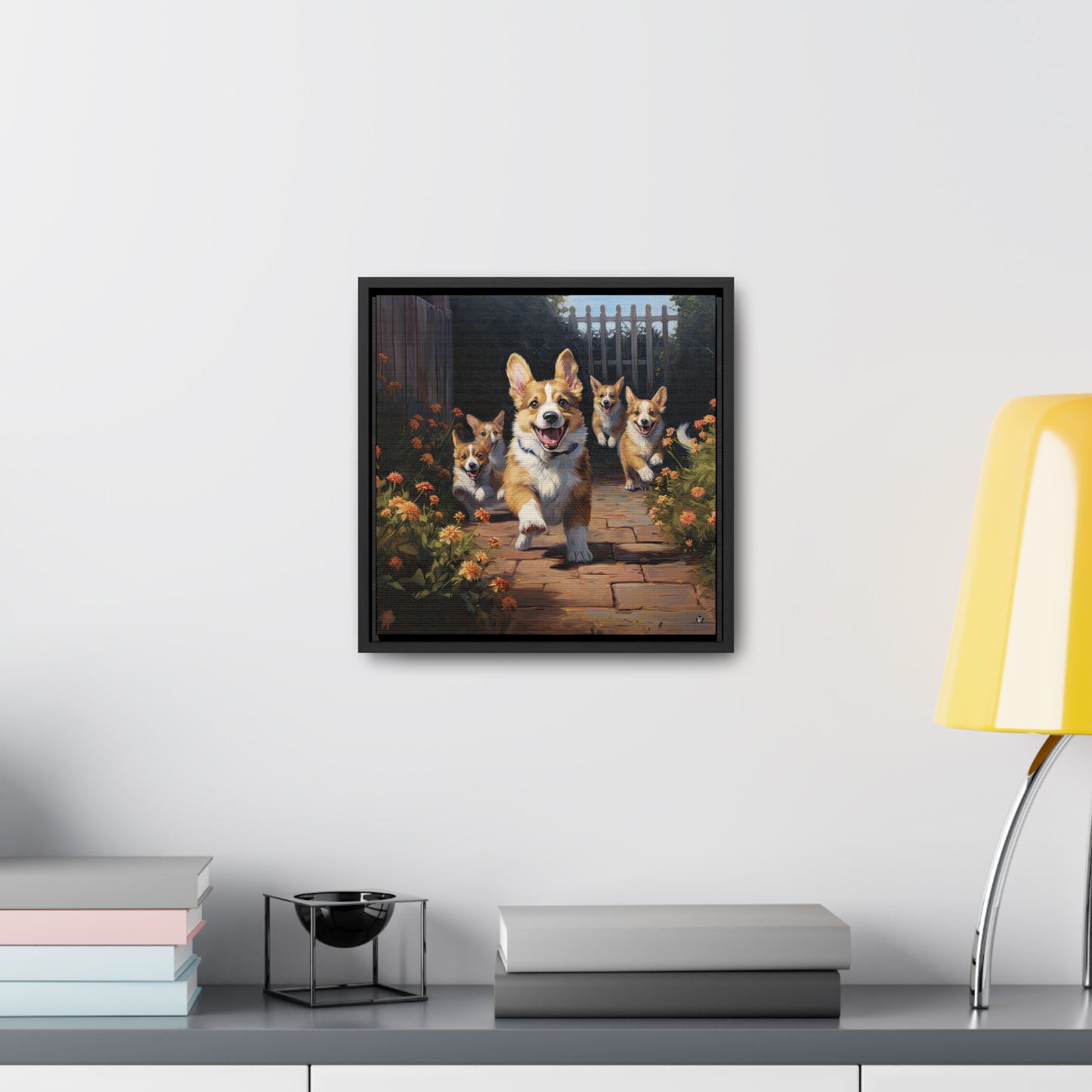 Welcome Home - Framed on Canvas