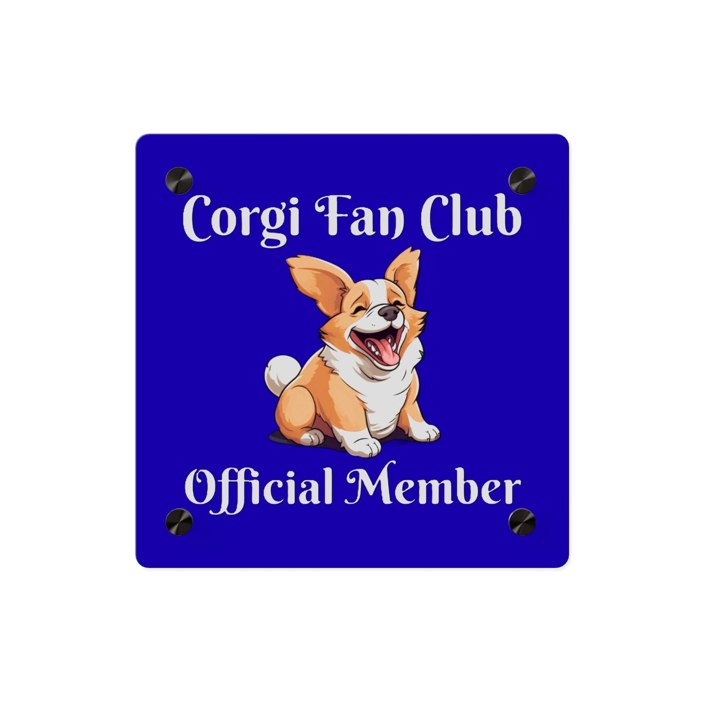 Présidente du Fan Club sur acrylique