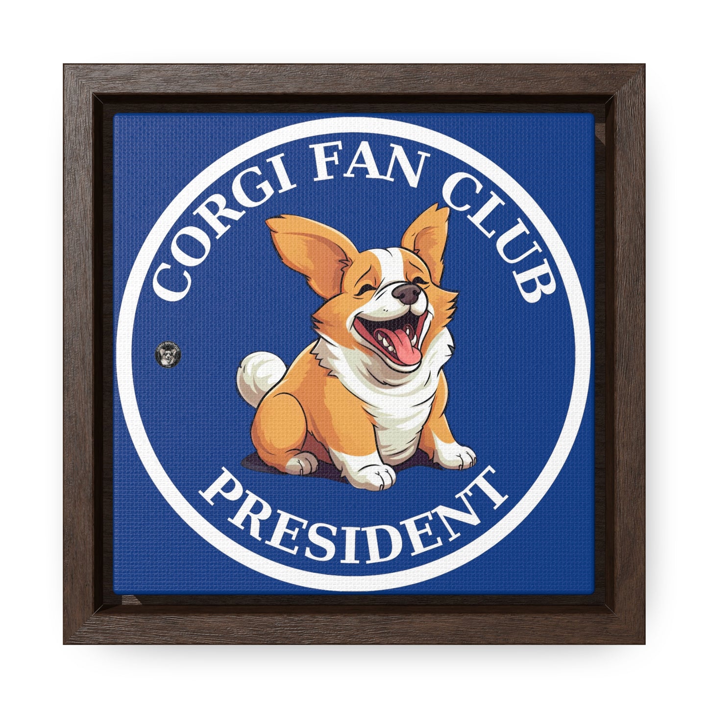 Fan Club President - Framed on Canvas