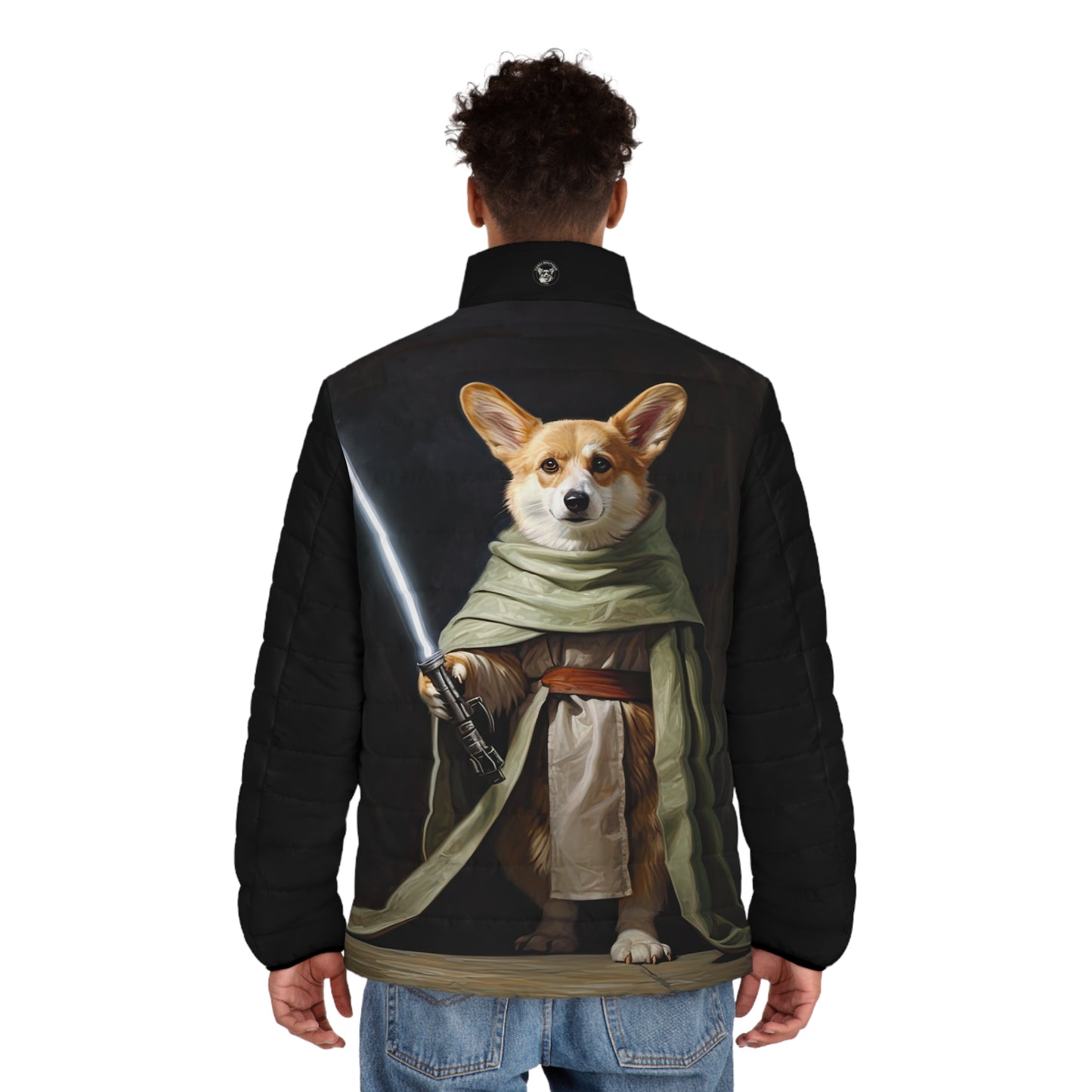 Jedi Corgi Puffer Jacket