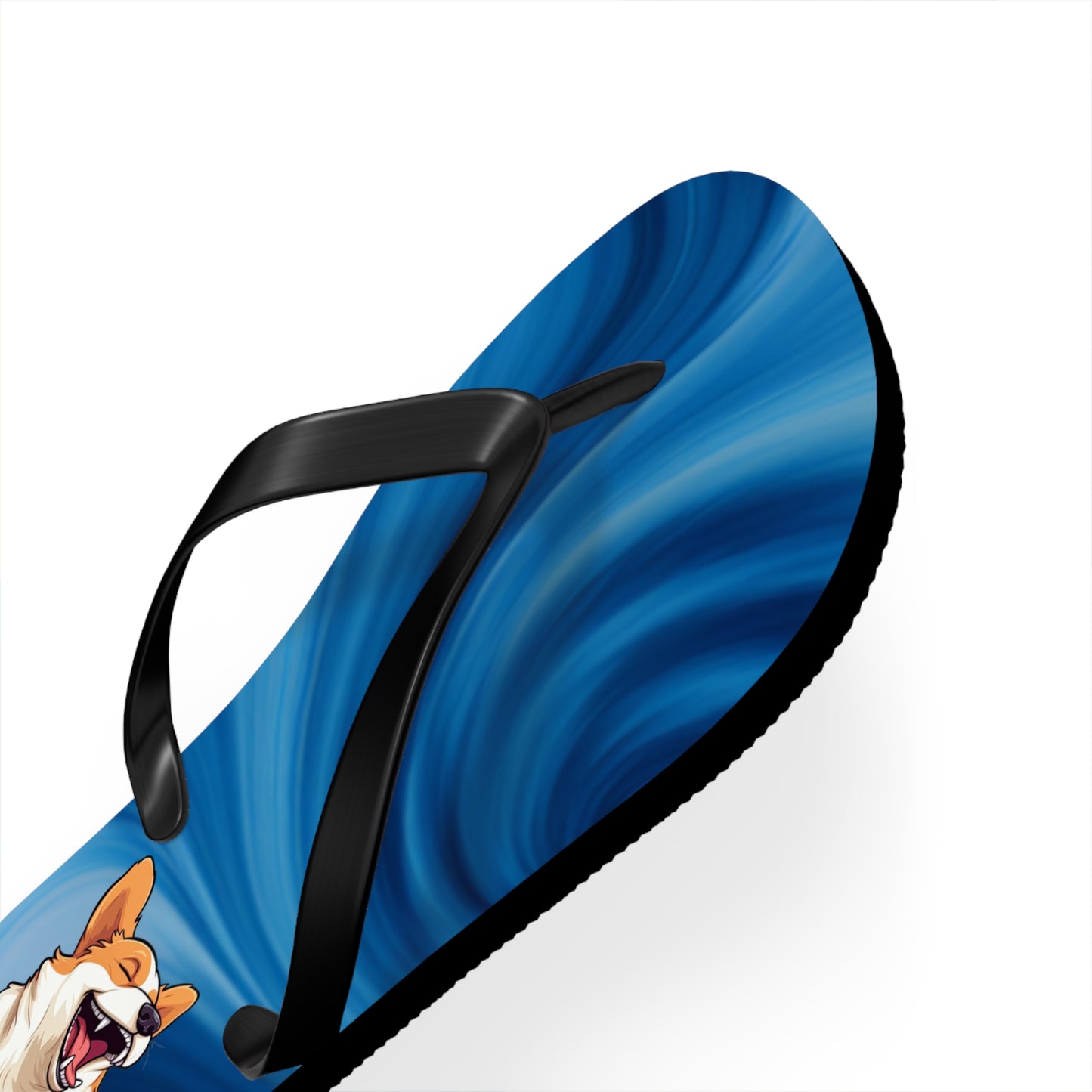 Comical Corgi Flip-Flops