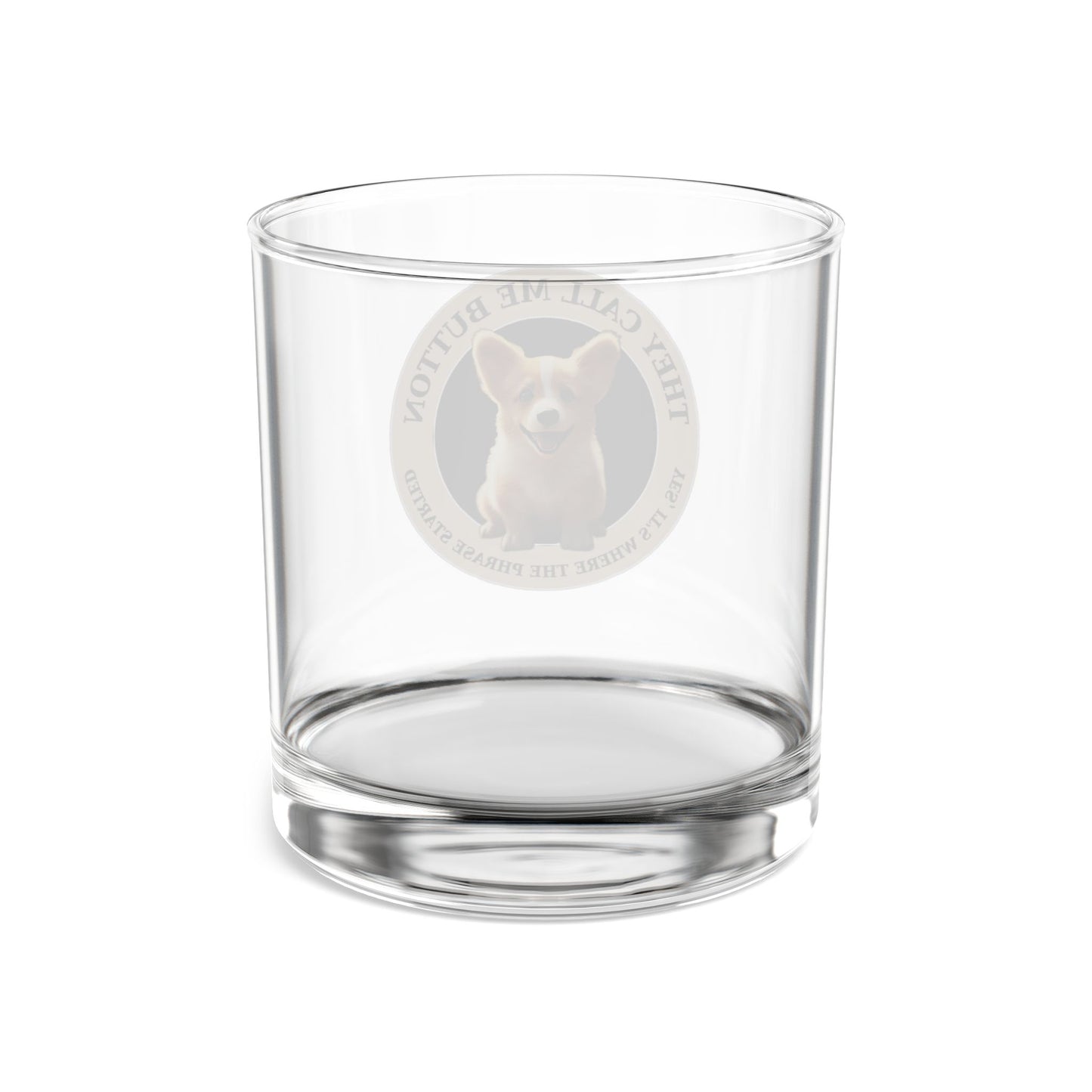 Cute as a Button - Highball Glass