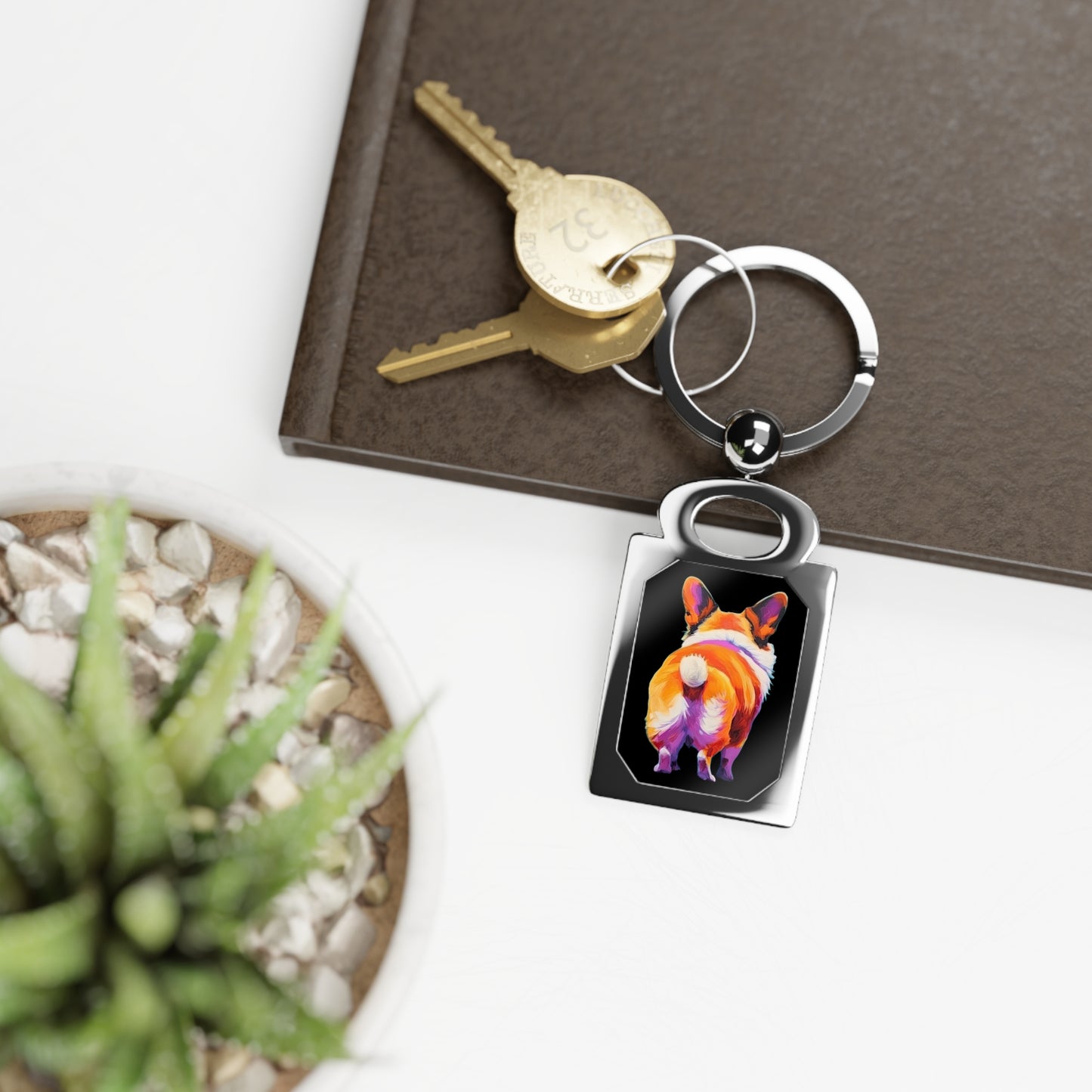 Corgi Butt - Key Ring