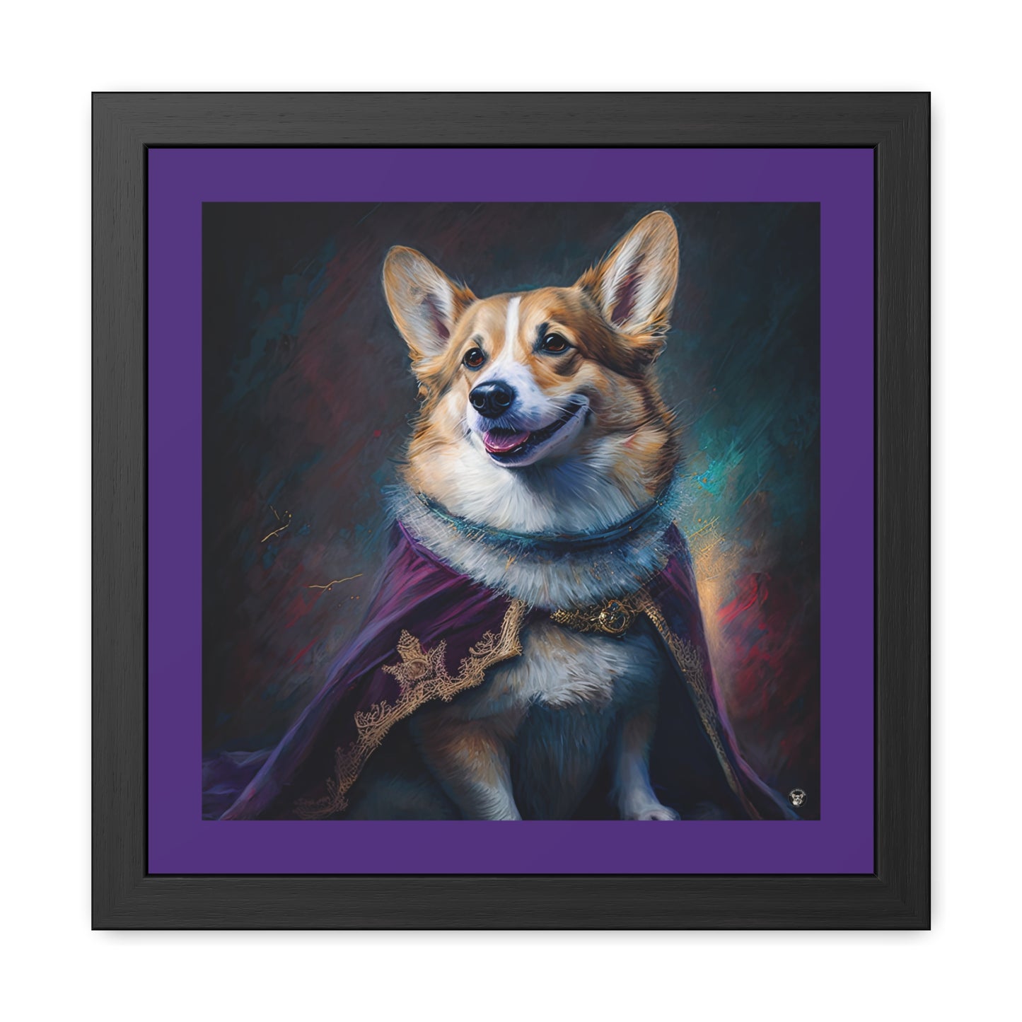 Cadre photo Corgi Royalty