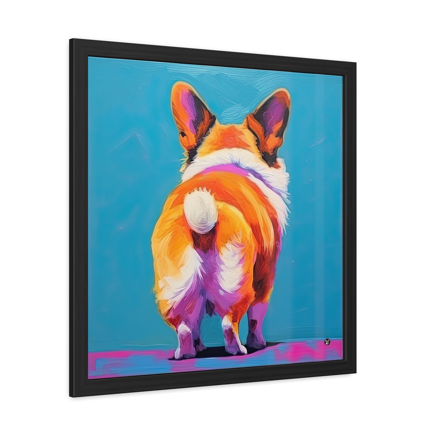 Impression encadrée "Corgi Butt"