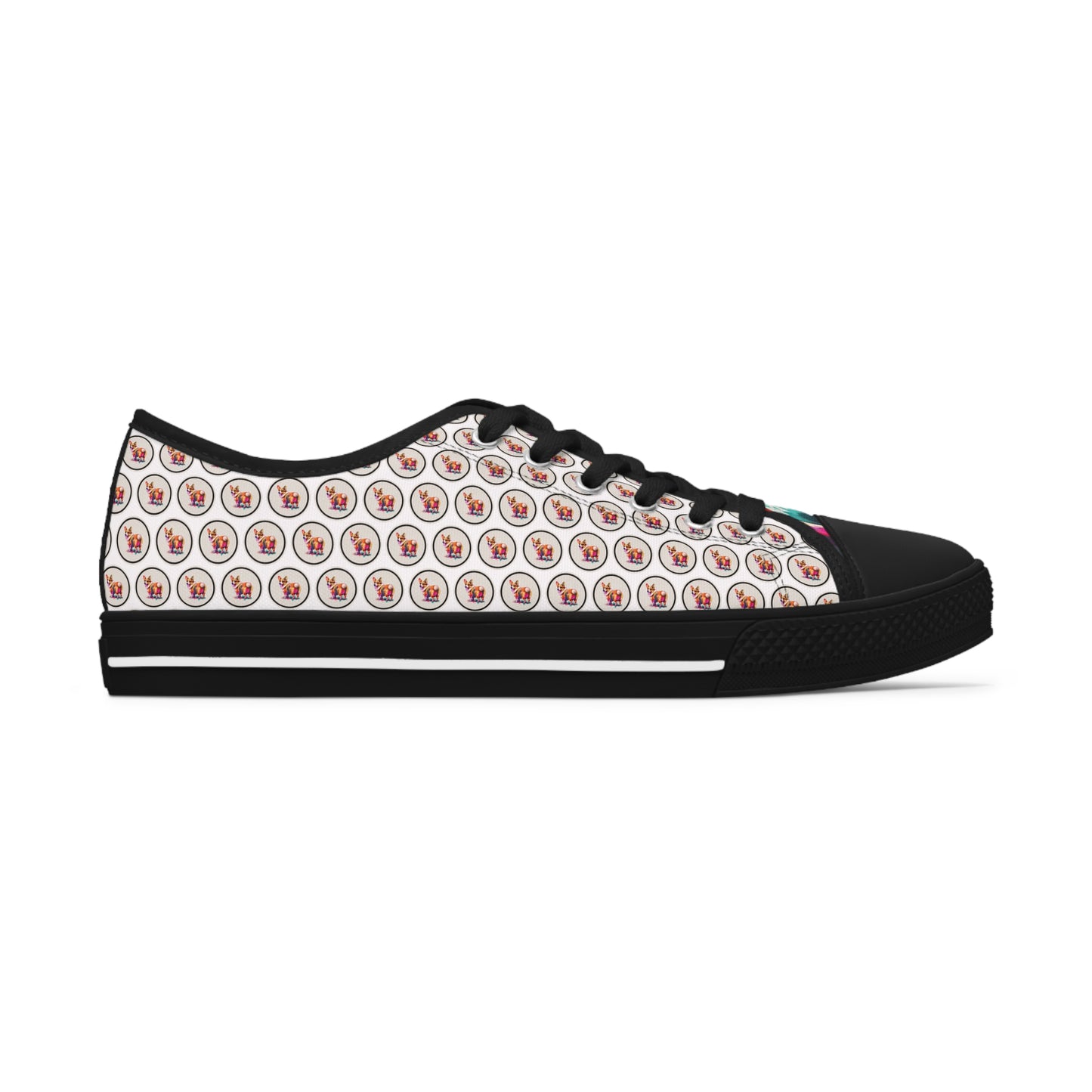 The Observer Mosaic - Women's Low Top Sneakers