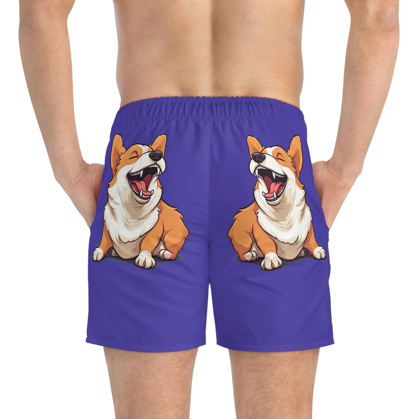 Short de bain comique Corgi