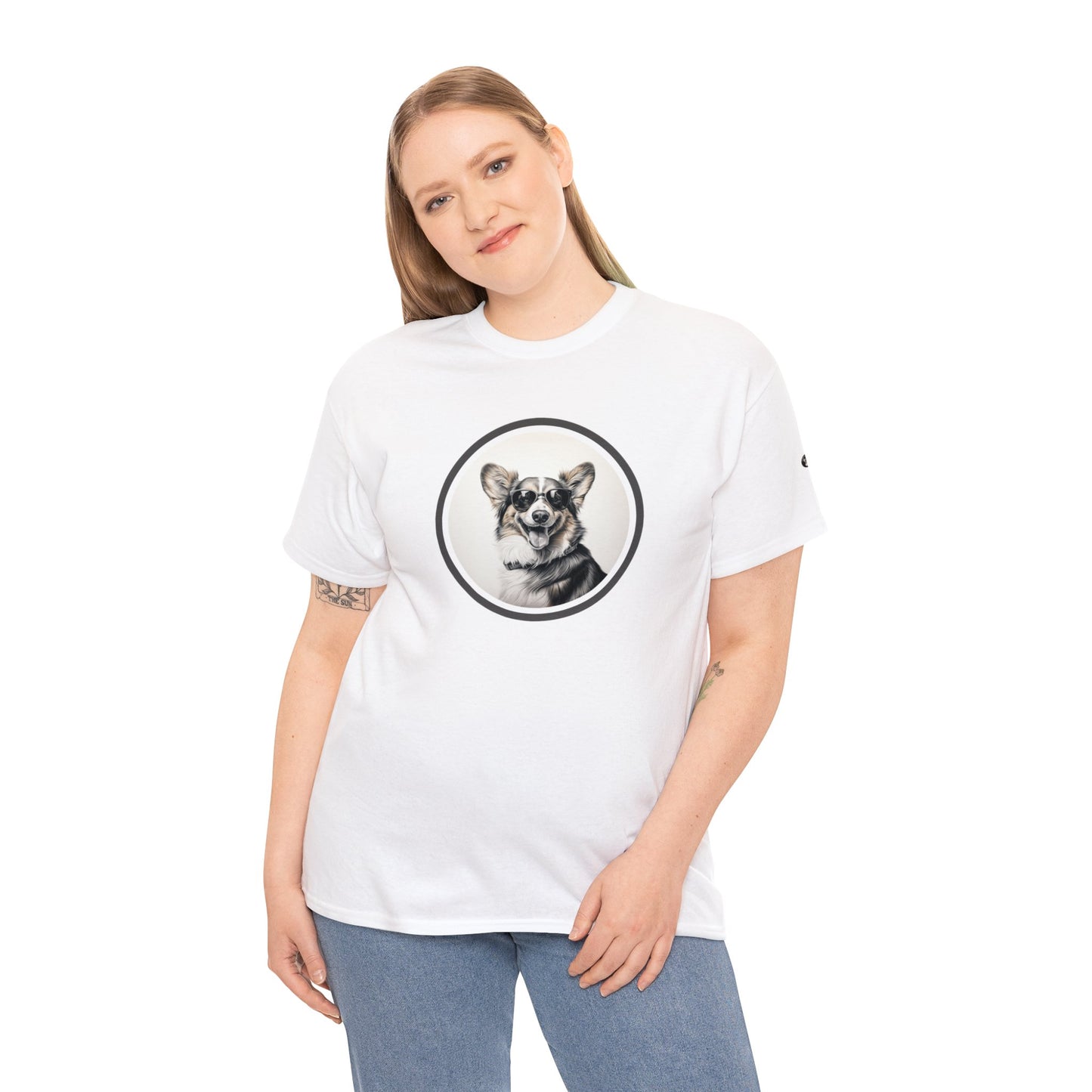 Corgi Cool - Unisex Heavy Cotton Tee